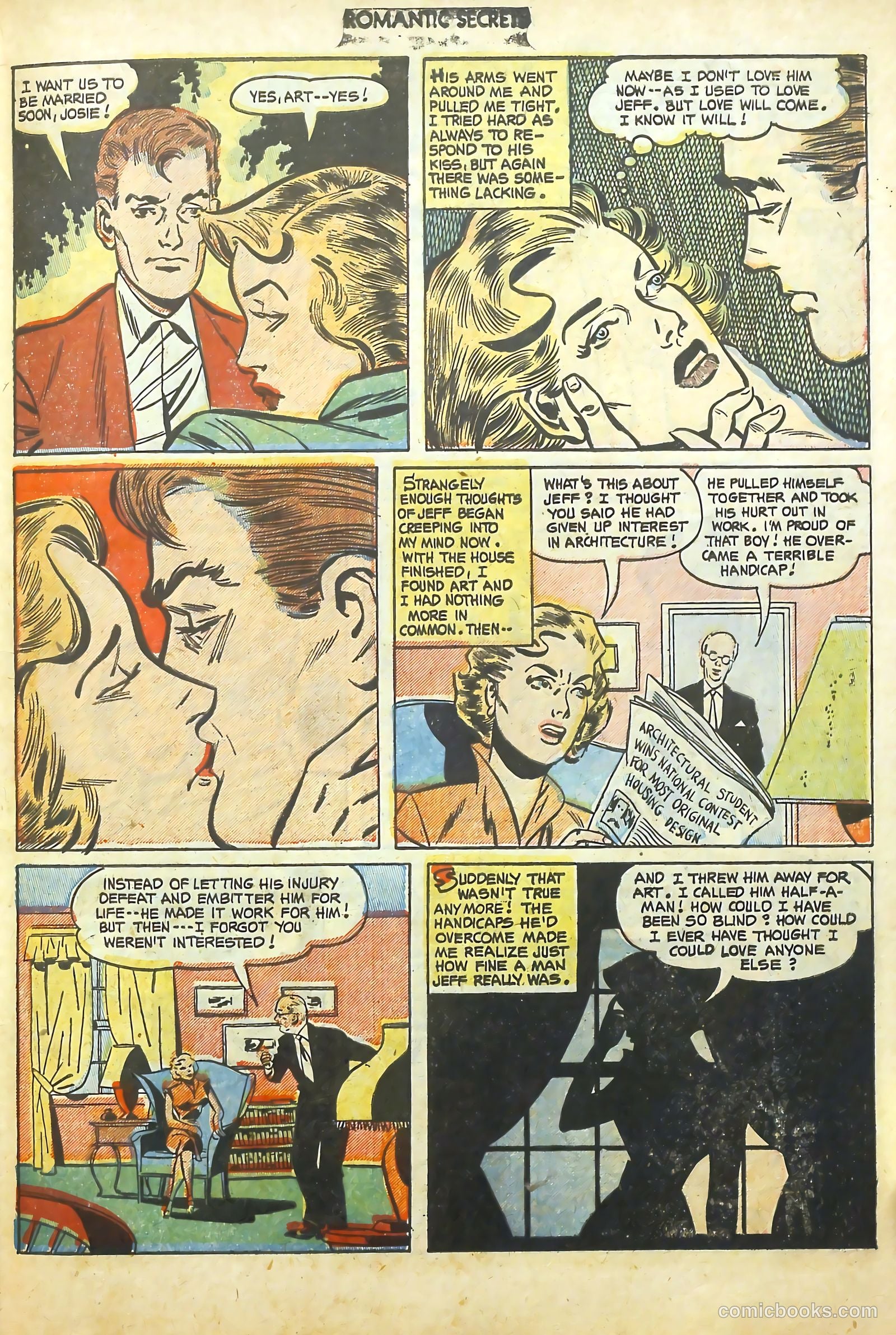 Romantic Secrets #39 (1962) — page 21 of 36