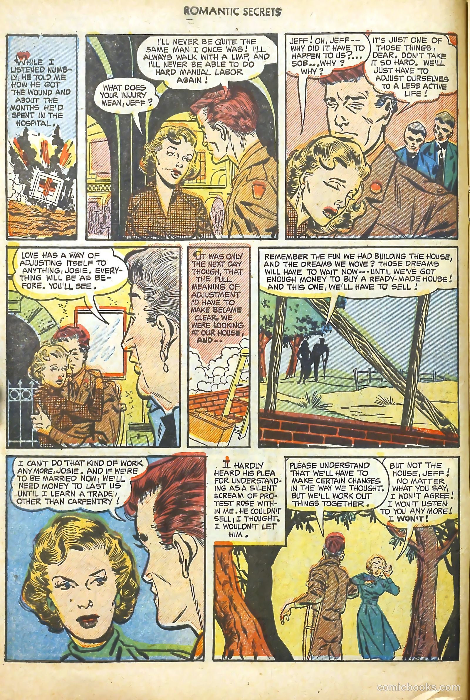 Romantic Secrets #39 (1953) — page 16 of 36