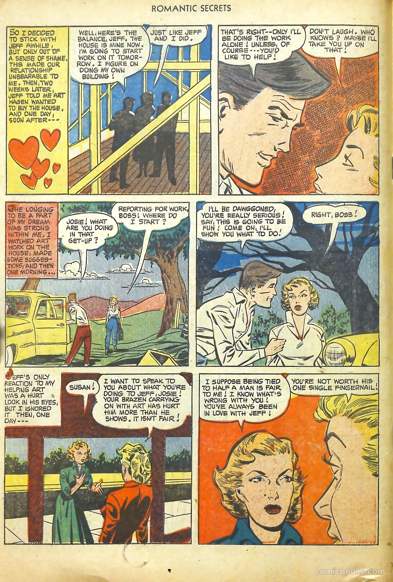 Romantic Secrets #39 (1953) — page 18 of 36