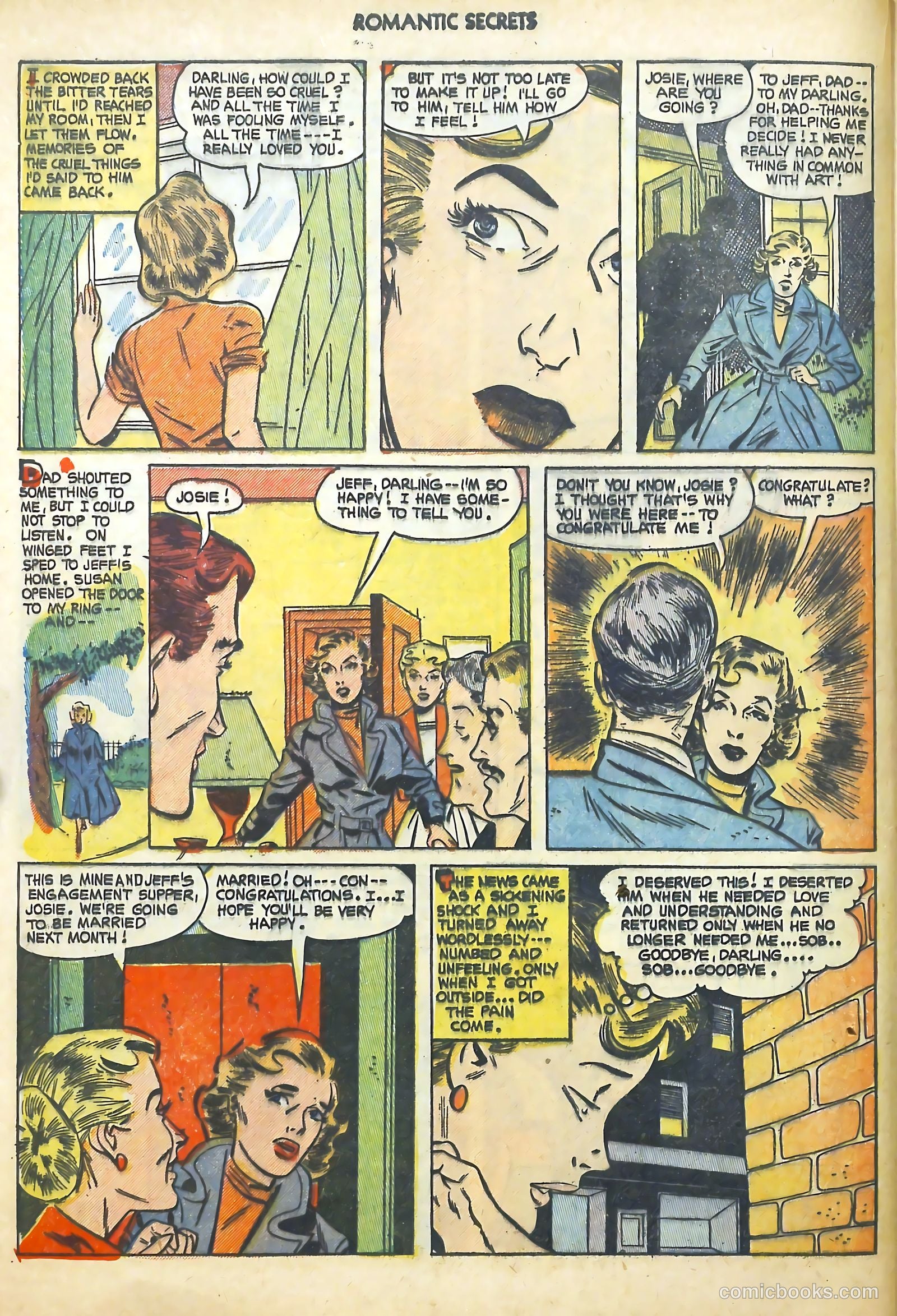 Romantic Secrets #39 (1953) — page 22 of 36