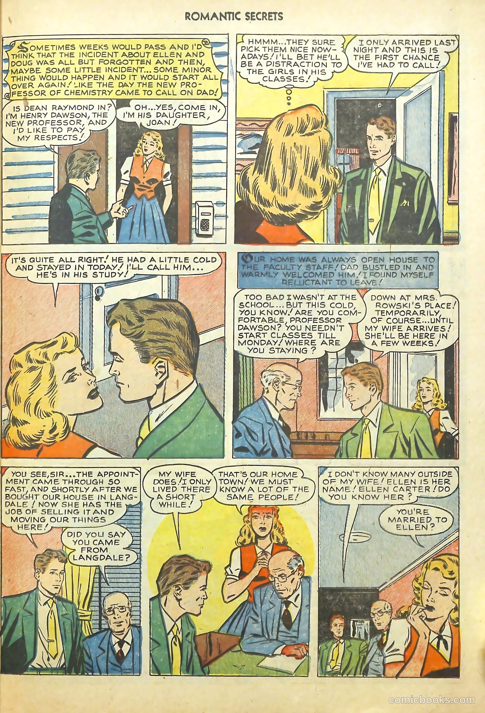 Romantic Secrets #39 (1953) — page 27 of 36