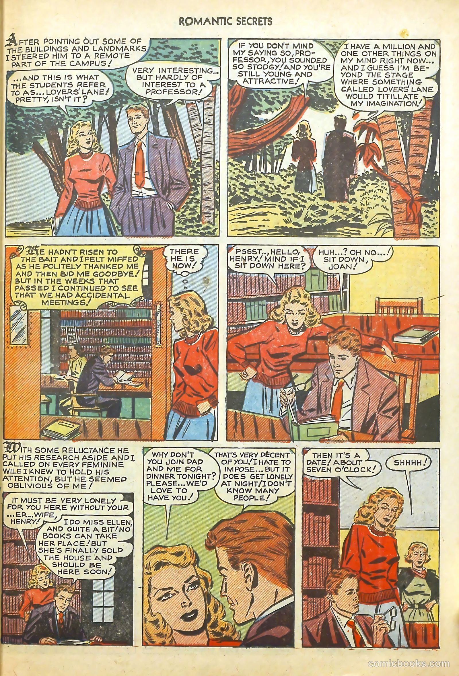 Romantic Secrets #39 (1953) — page 29 of 36