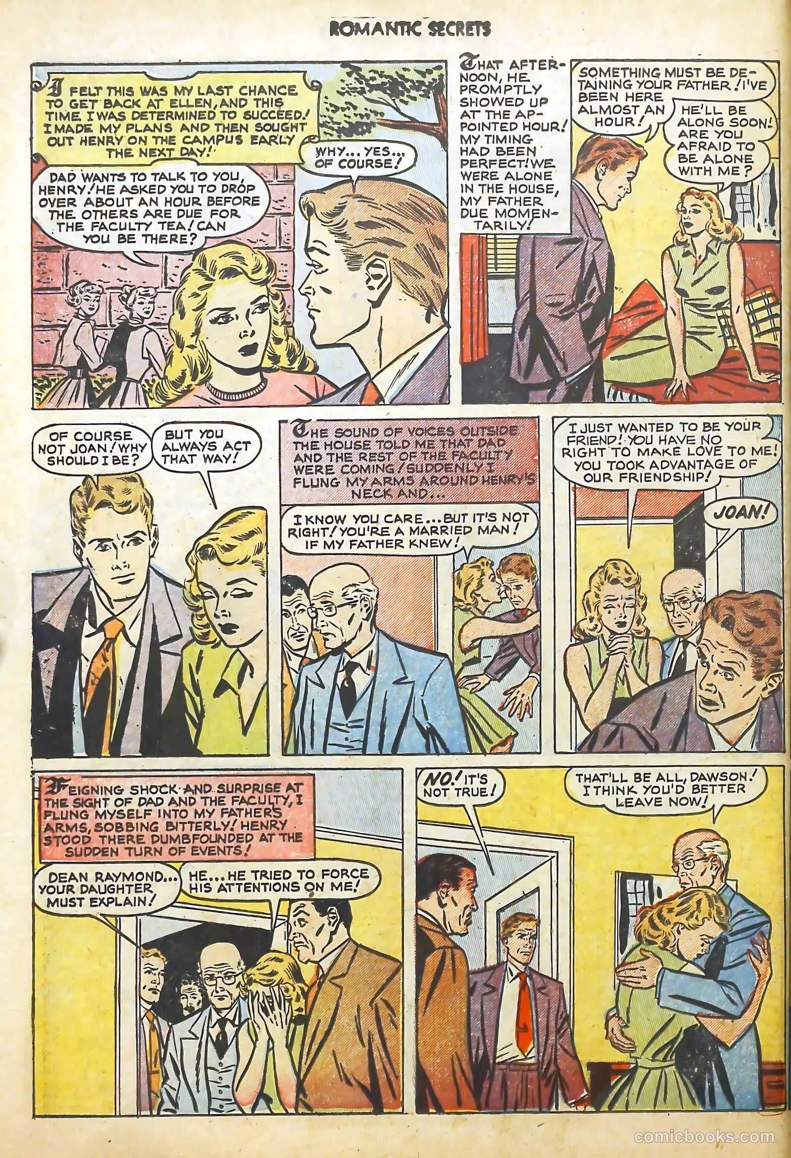Romantic Secrets #39 (1953) — page 32 of 36