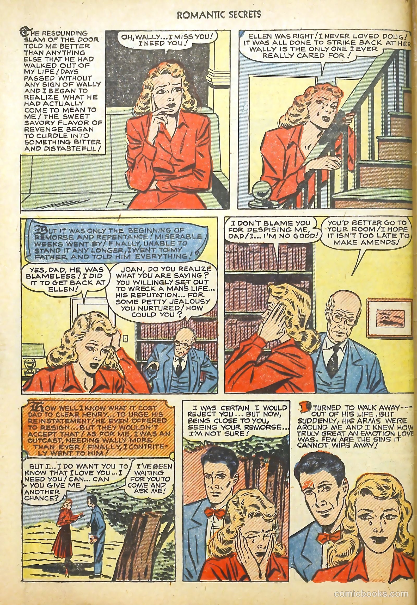 Romantic Secrets #39 (1953) — page 34 of 36
