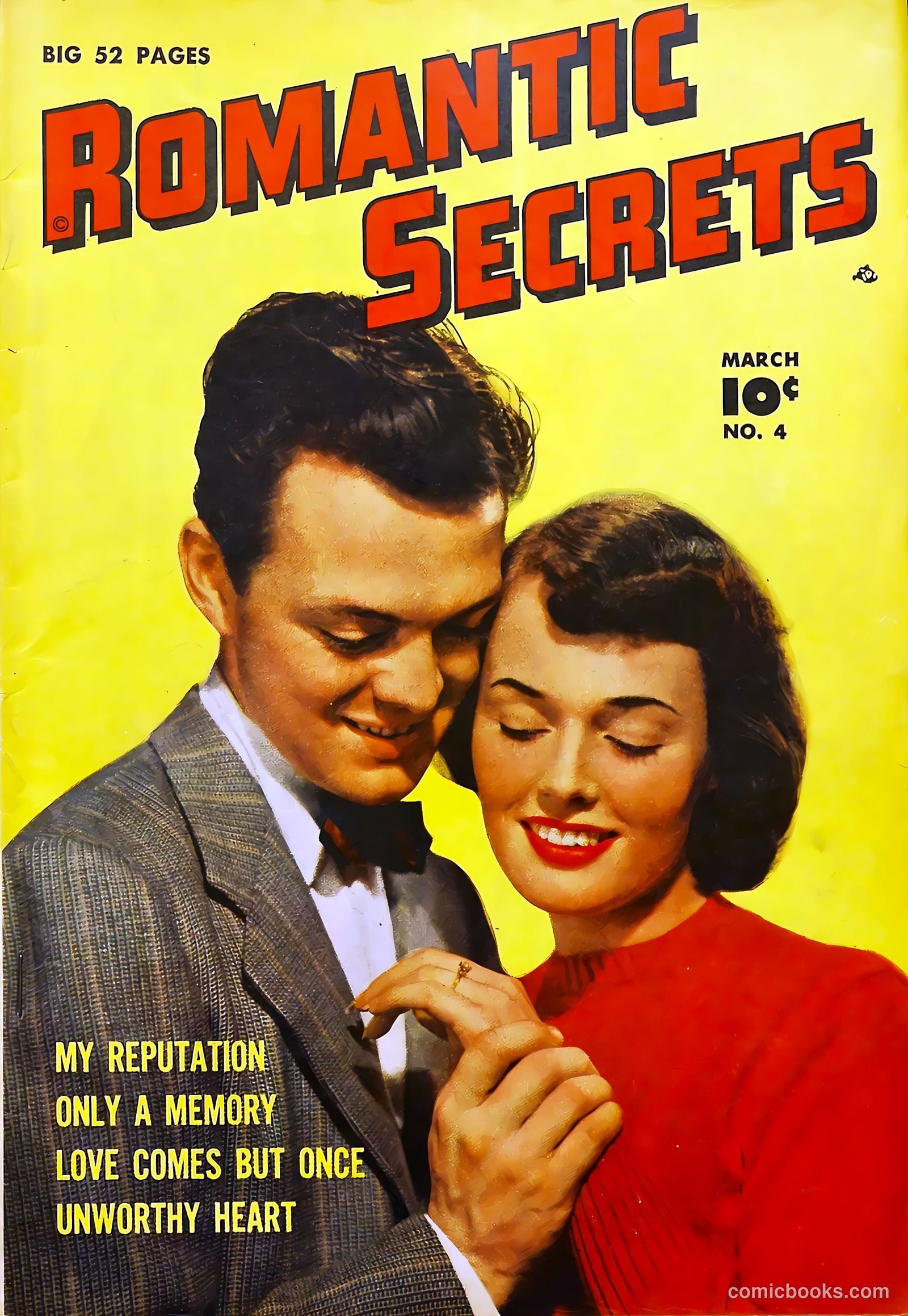 Romantic Secrets #4 cover