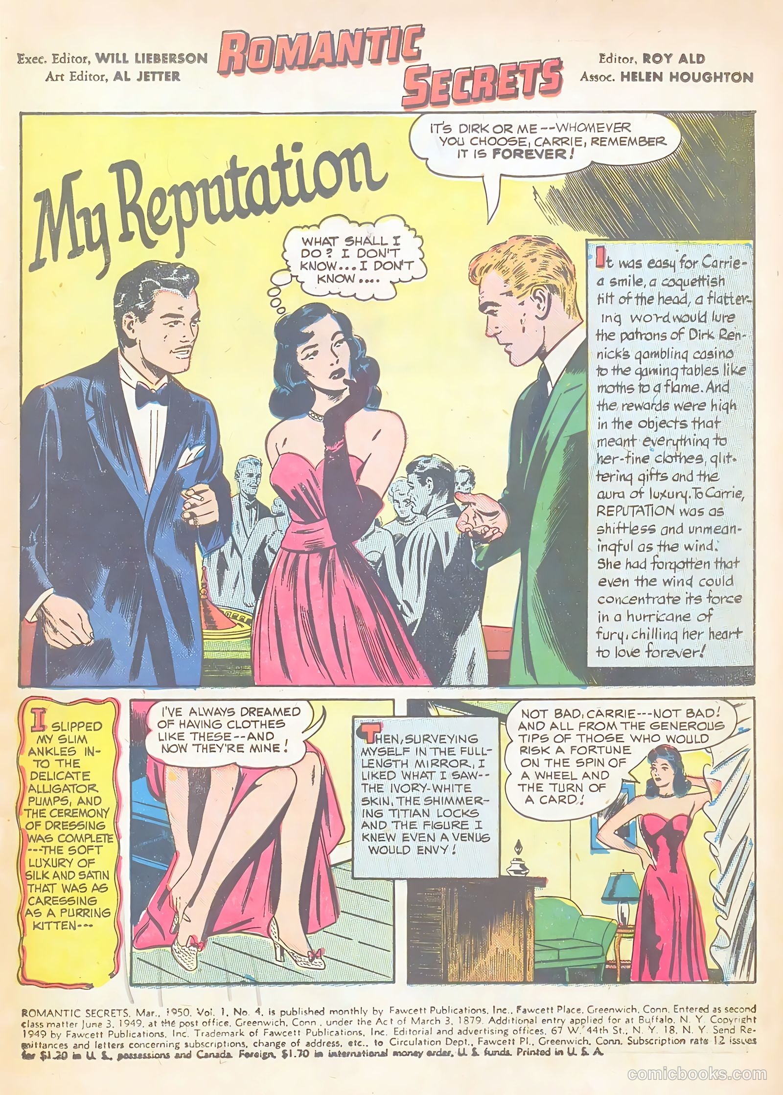 Romantic Secrets #4 (1950) — page 3 of 52