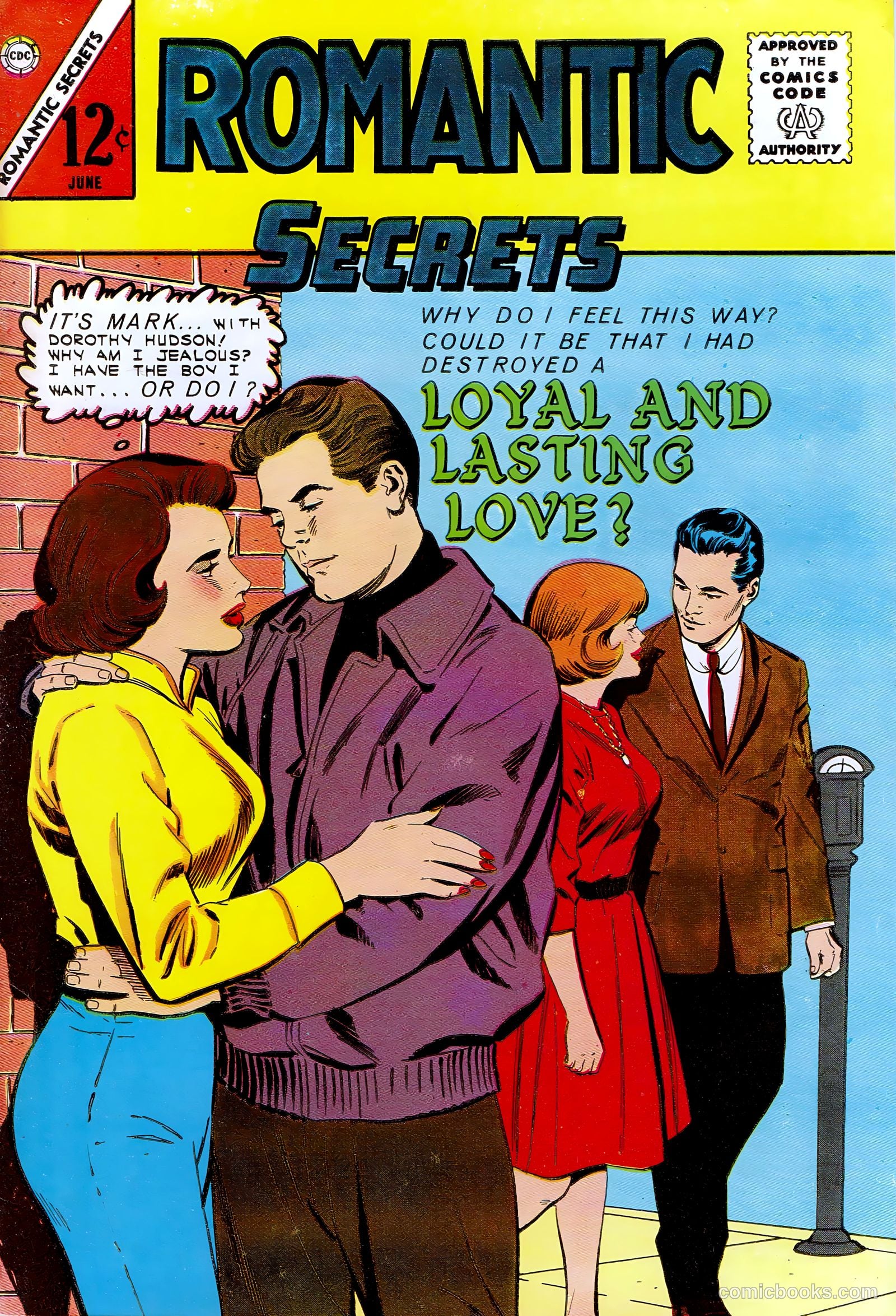 Romantic Secrets #50 cover