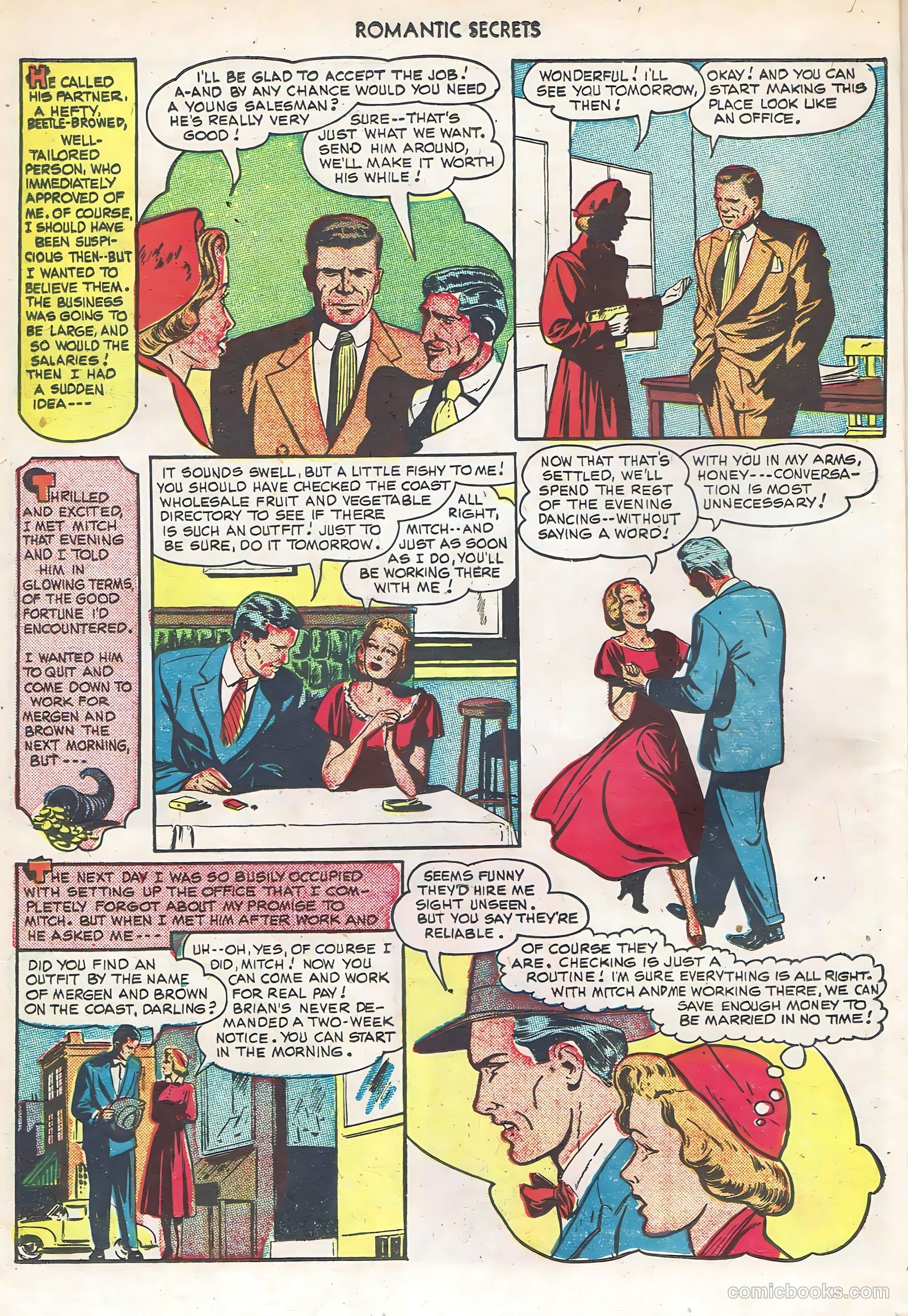 Romantic Secrets #6 (1950) — page 6 of 43
