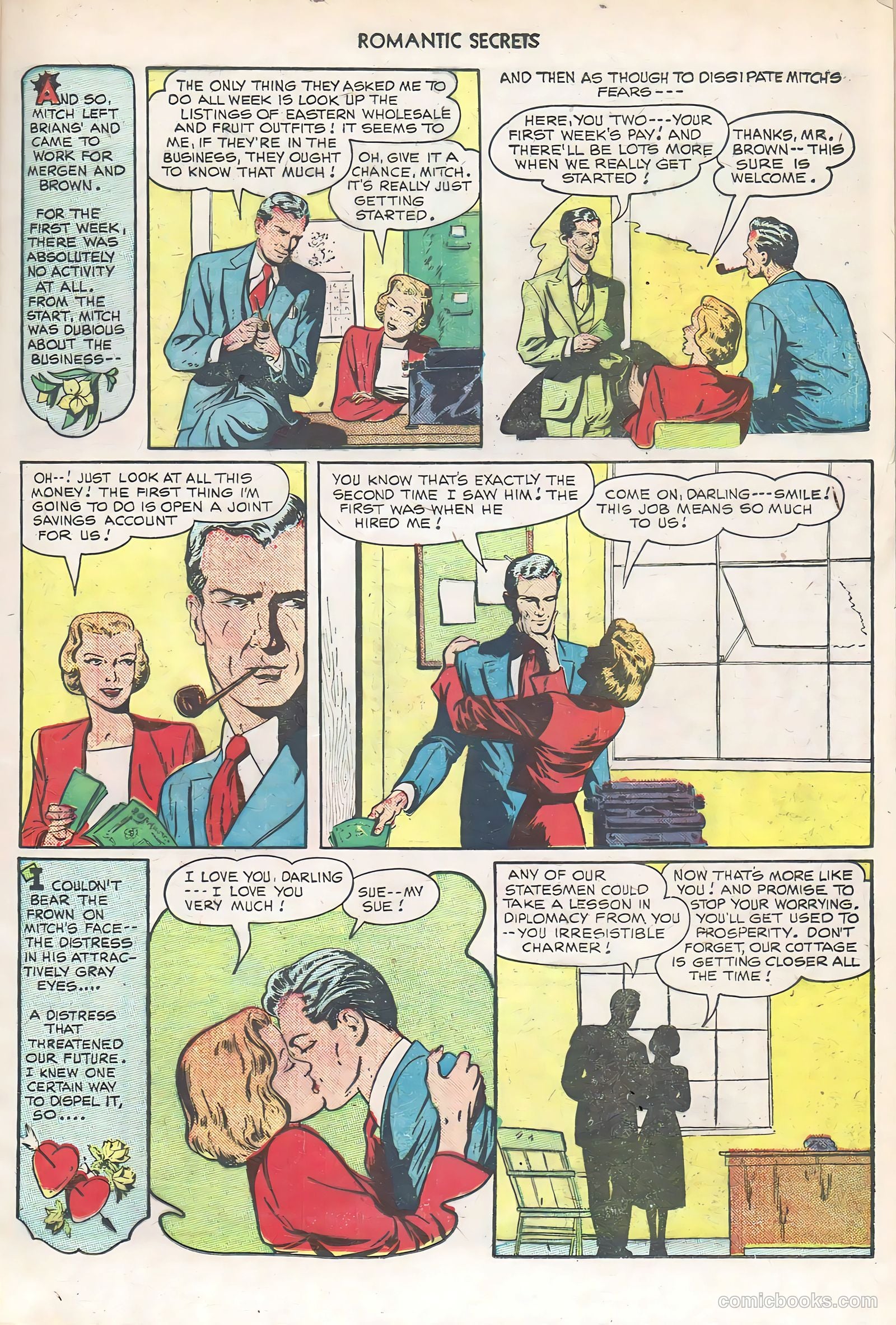 Romantic Secrets #6 (1950) — page 7 of 43