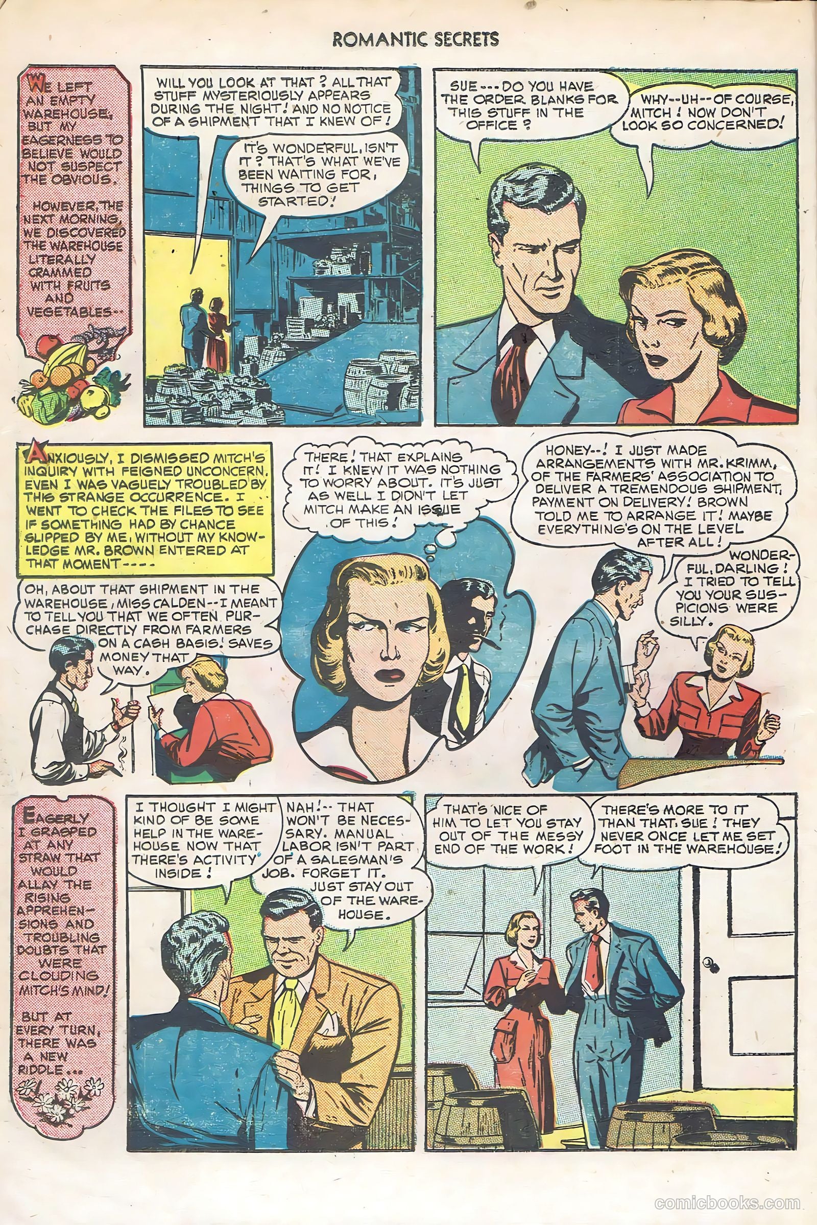 Romantic Secrets #6 (1950) — page 8 of 43