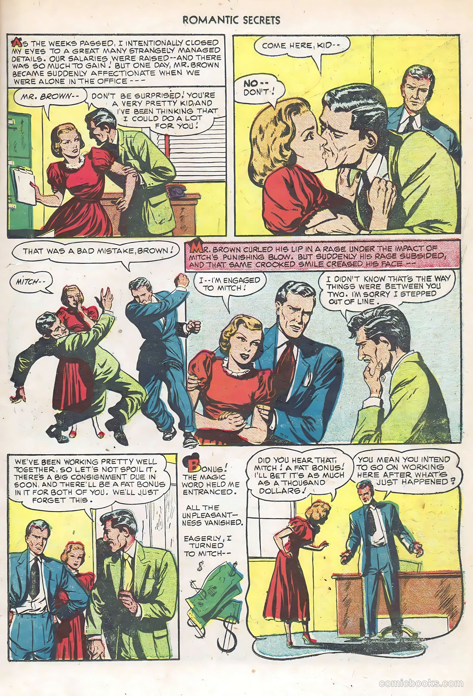 Romantic Secrets #6 (1950) — page 9 of 43