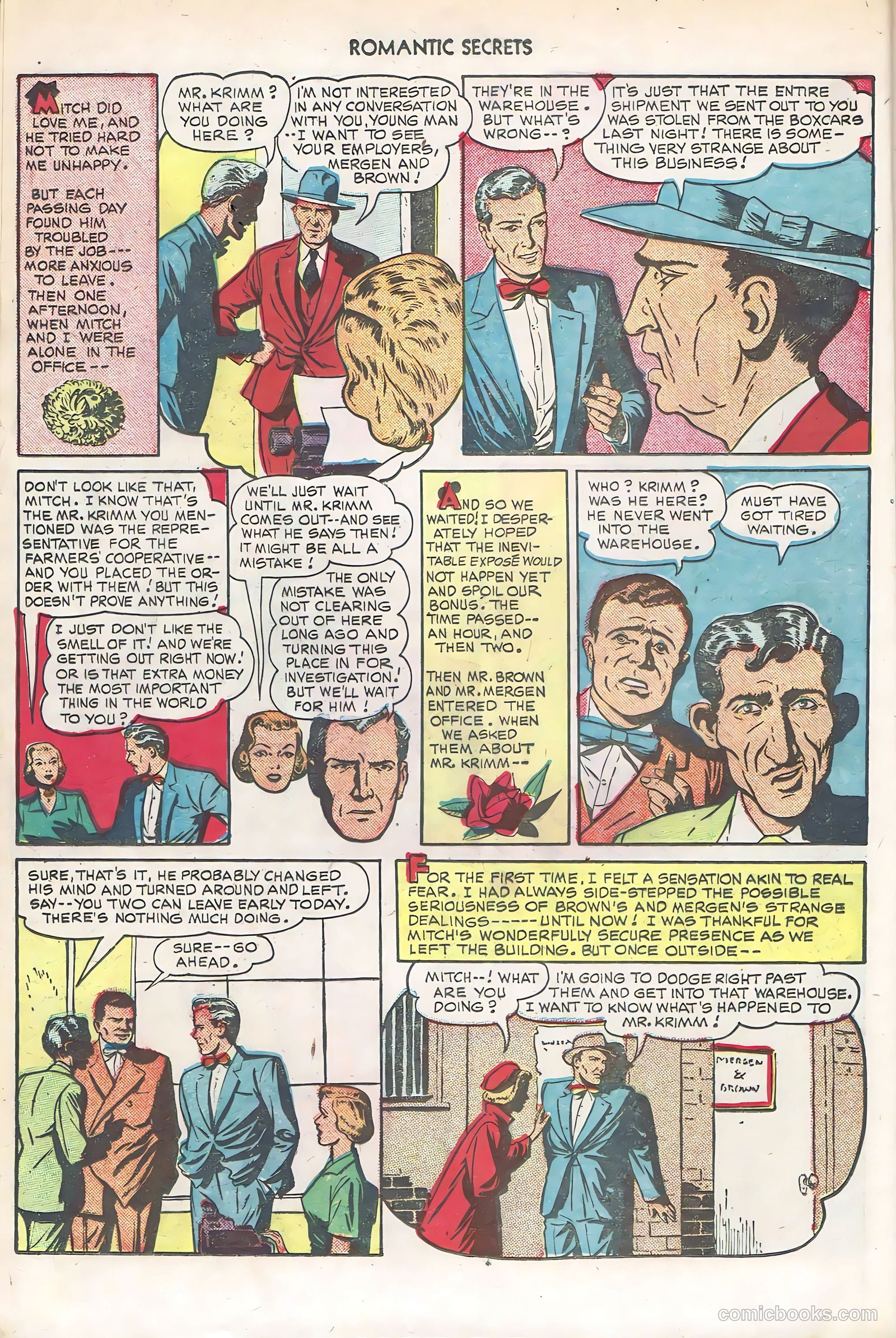 Romantic Secrets #6 (1950) — page 12 of 43
