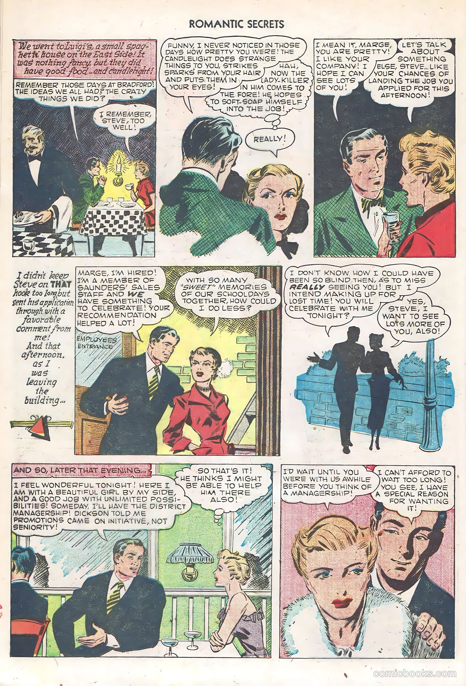 Romantic Secrets #6 (1950) — page 22 of 43