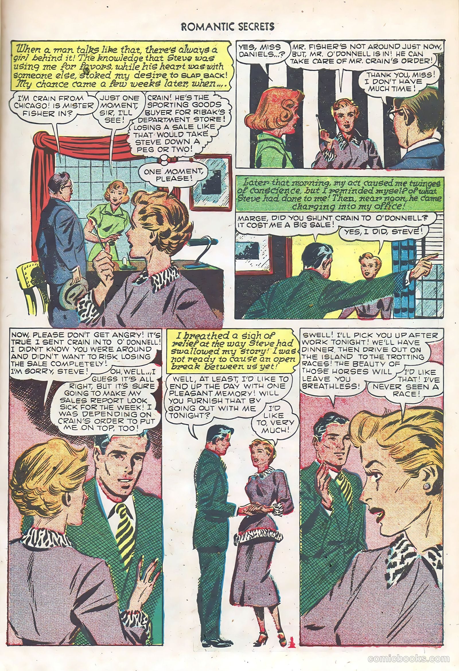 Romantic Secrets #6 (1950) — page 23 of 43