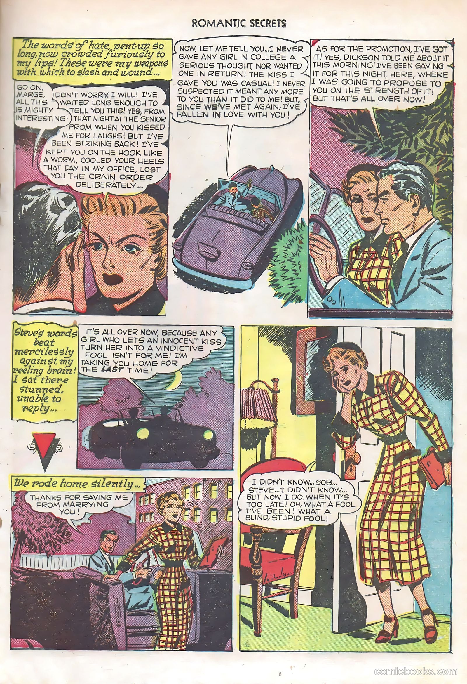 Romantic Secrets #6 (1950) — page 25 of 43