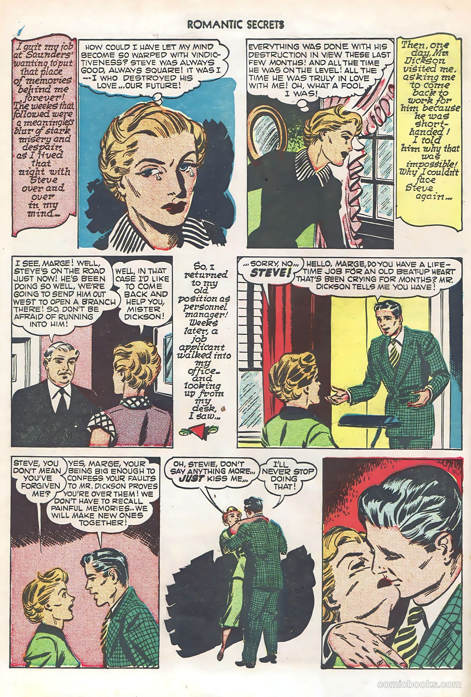 Romantic Secrets #6 (1950) — page 26 of 43
