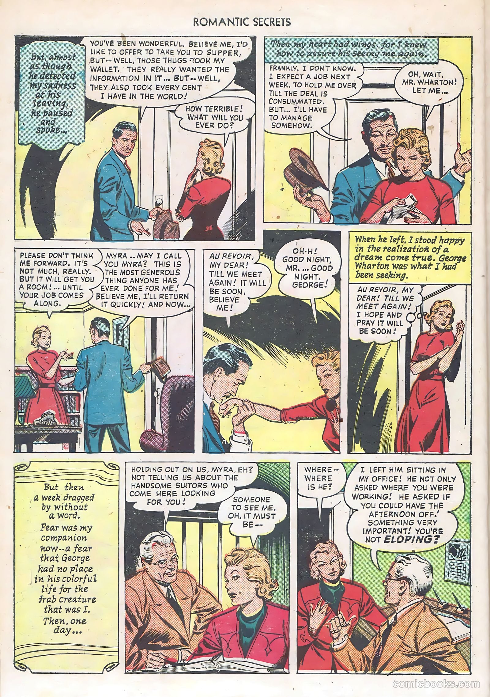 Romantic Secrets #6 (1950) — page 32 of 43