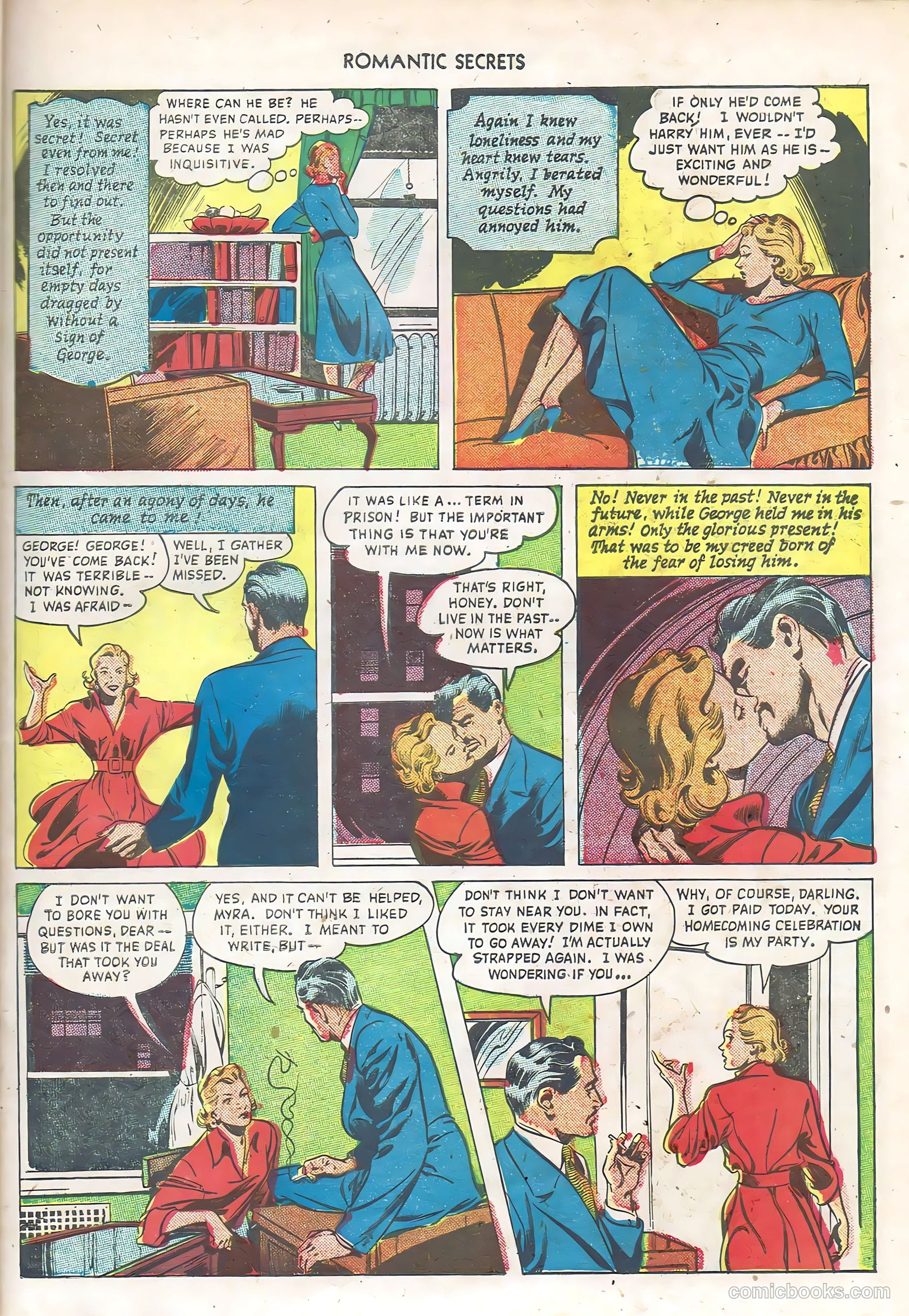 Romantic Secrets #6 (1950) — page 35 of 43