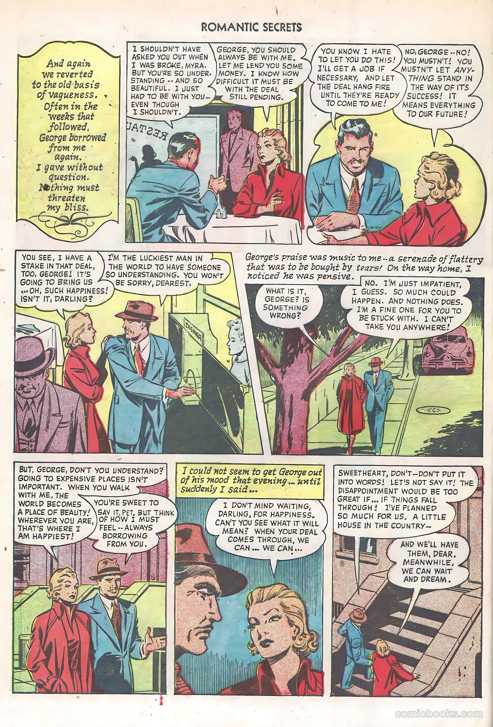 Romantic Secrets #6 (1950) — page 36 of 43