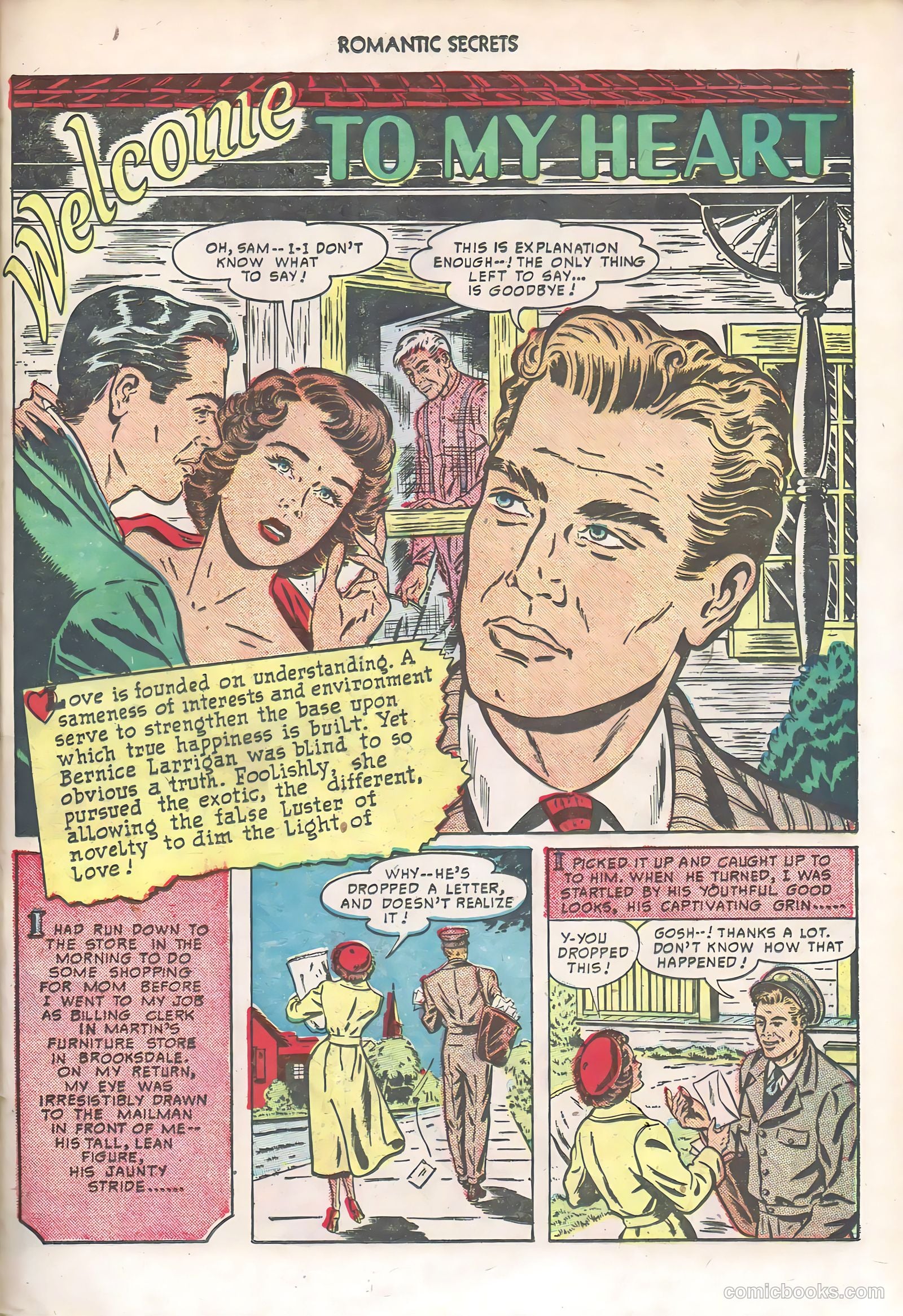 Romantic Secrets #6 (1950) — page 41 of 43