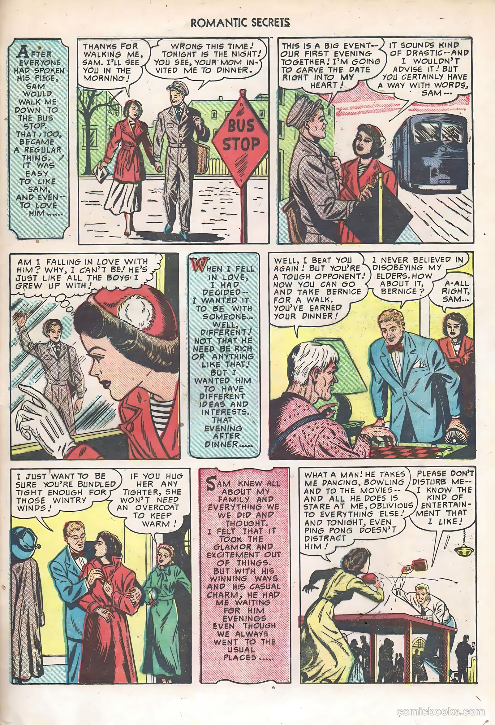 Romantic Secrets #6 (1950) — page 43 of 43