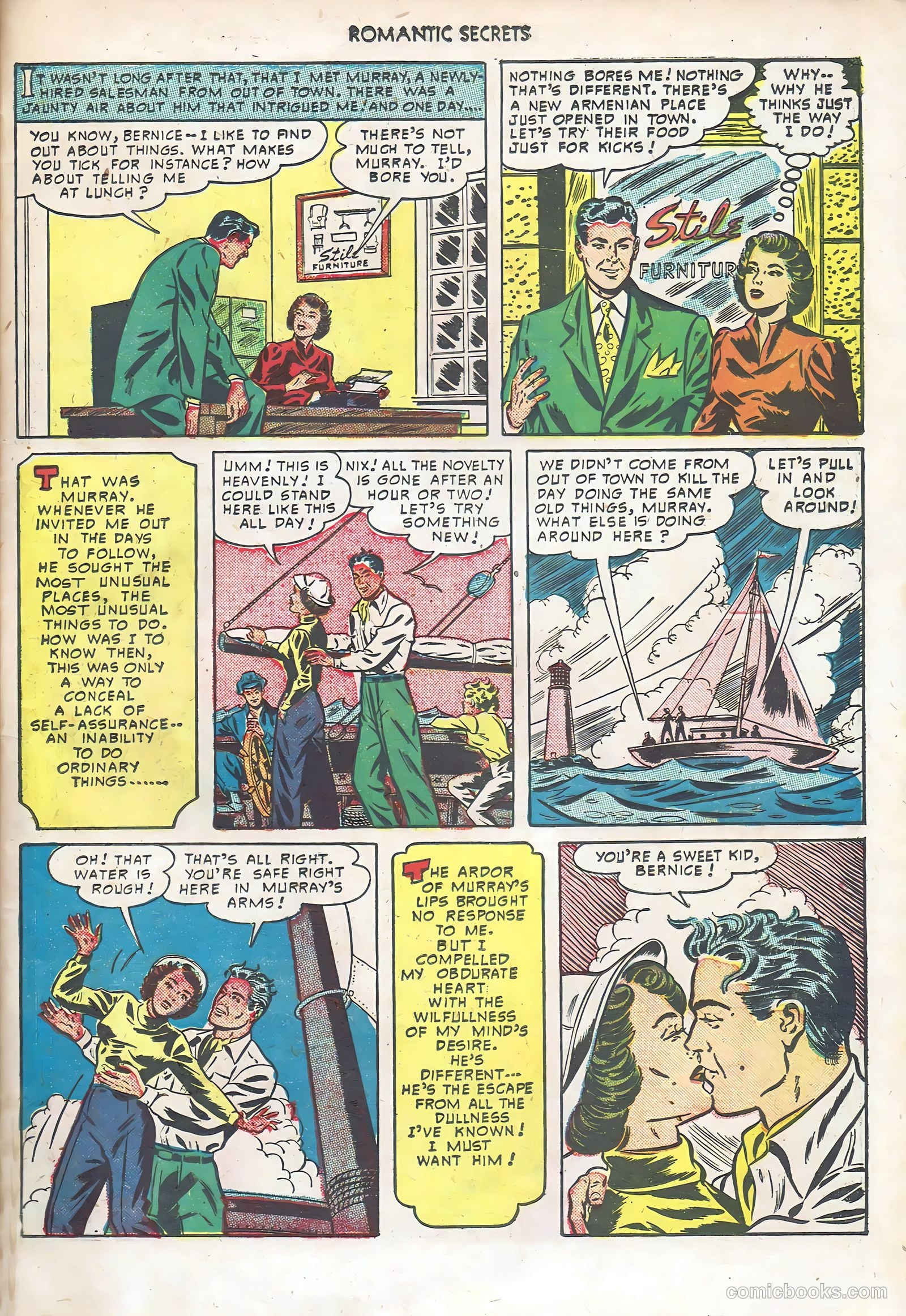 Romantic Secrets #6 (1950) — page 47 of 52