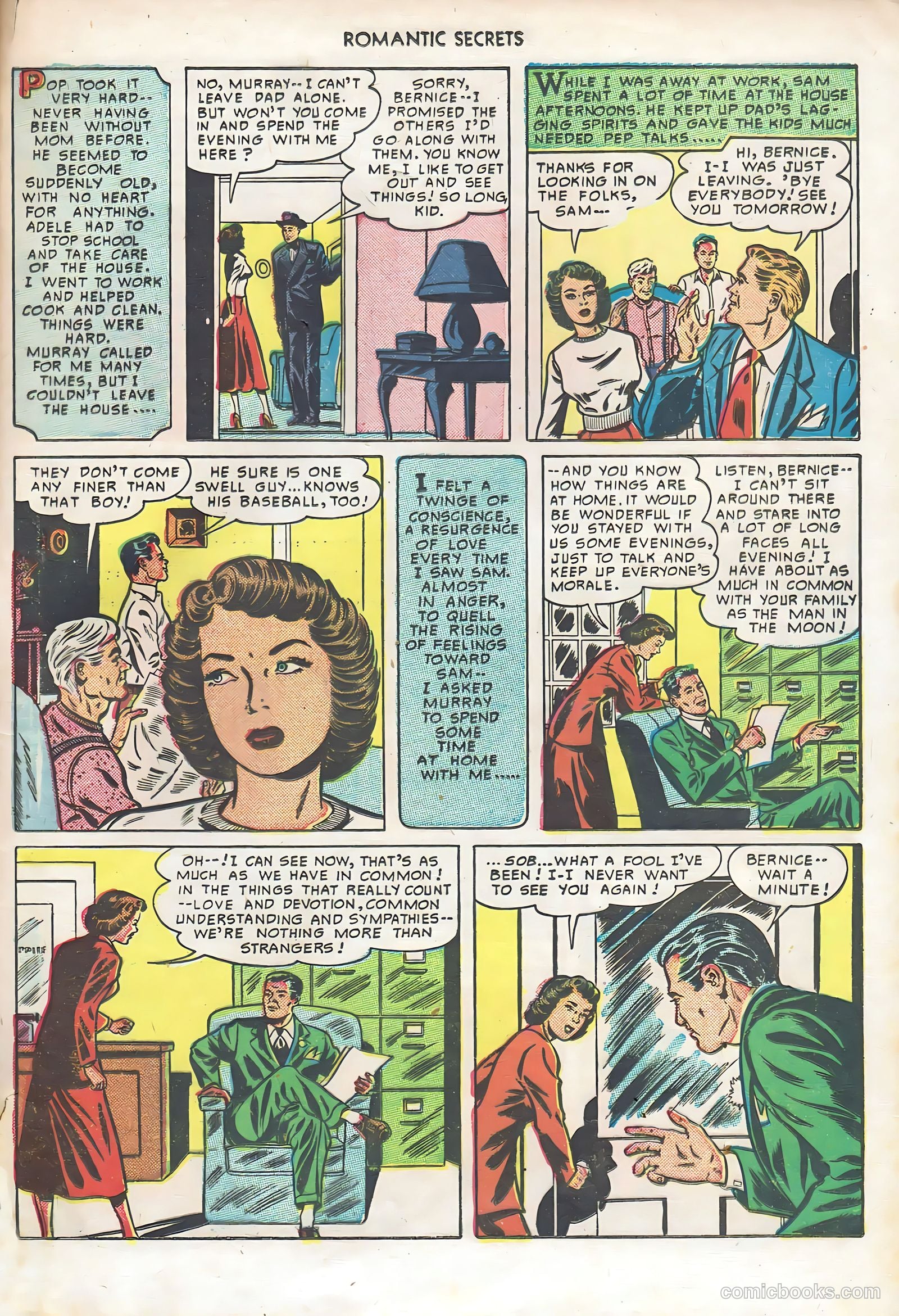 Romantic Secrets #6 (1950) — page 49 of 52