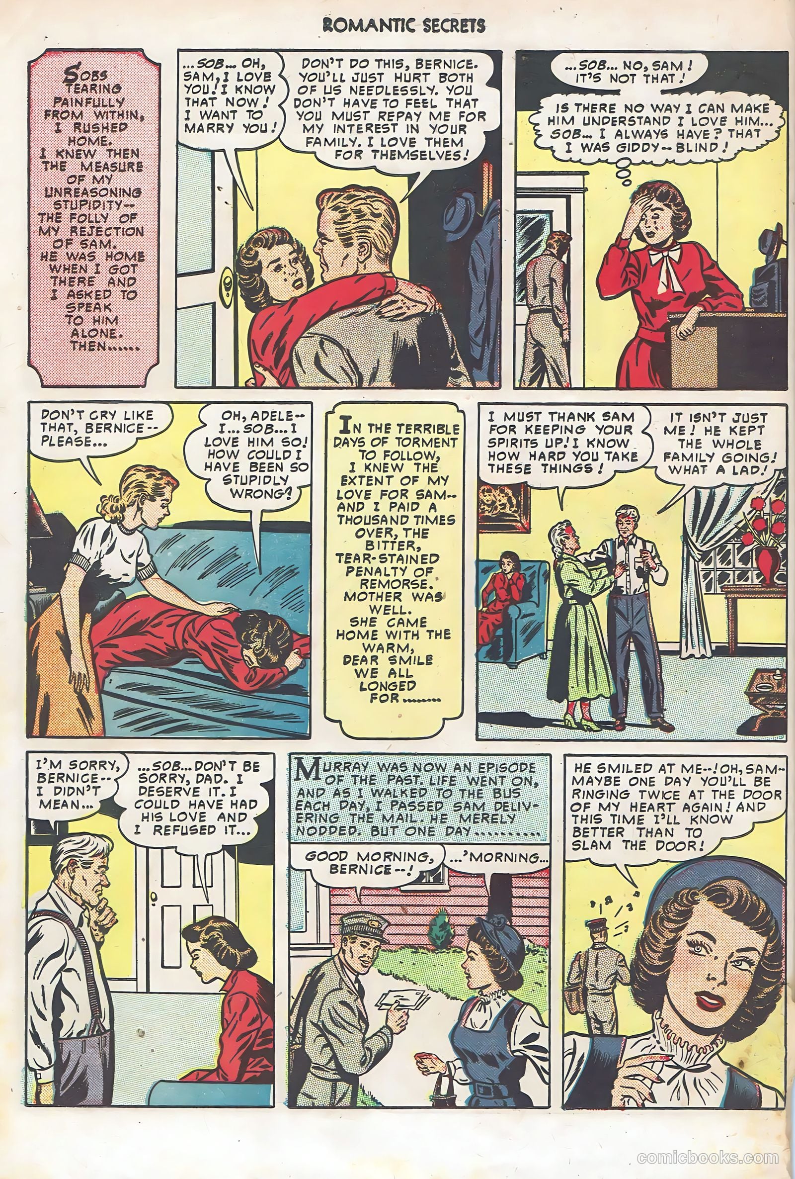 Romantic Secrets #6 (1950) — page 50 of 52