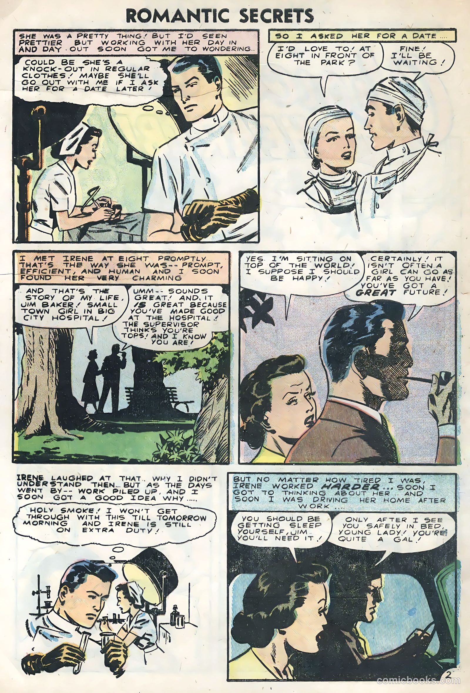 Romantic Secrets #6 (1956) — page 4 of 36