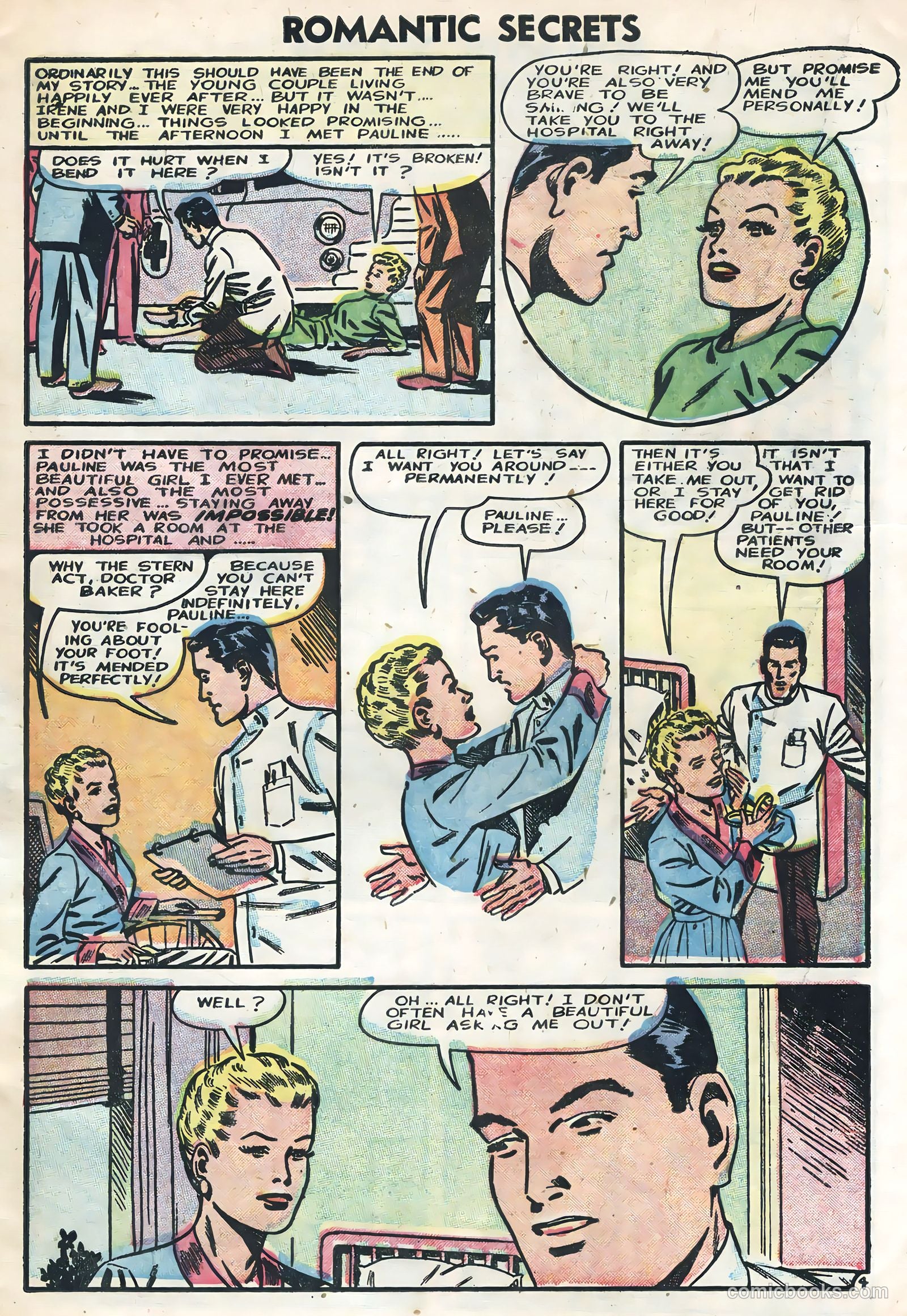 Romantic Secrets #6 (1956) — page 7 of 36