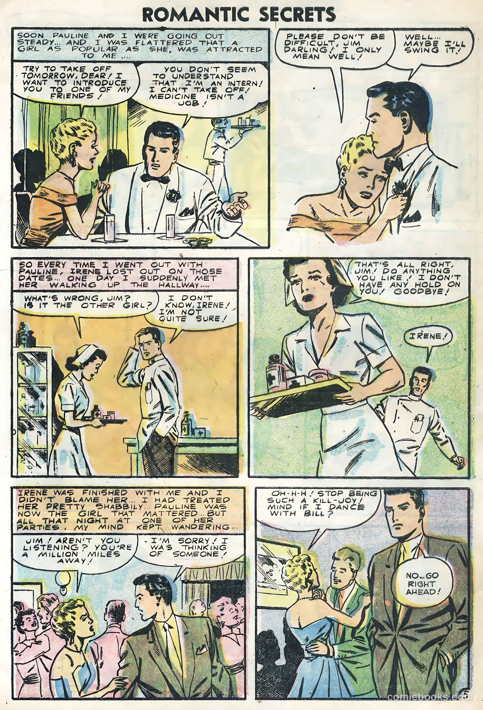 Romantic Secrets #6 (1956) — page 8 of 36