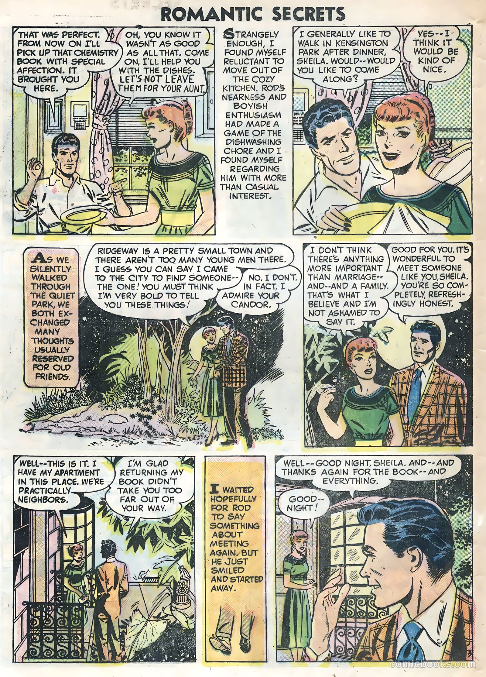 Romantic Secrets #6 (1956) — page 12 of 36