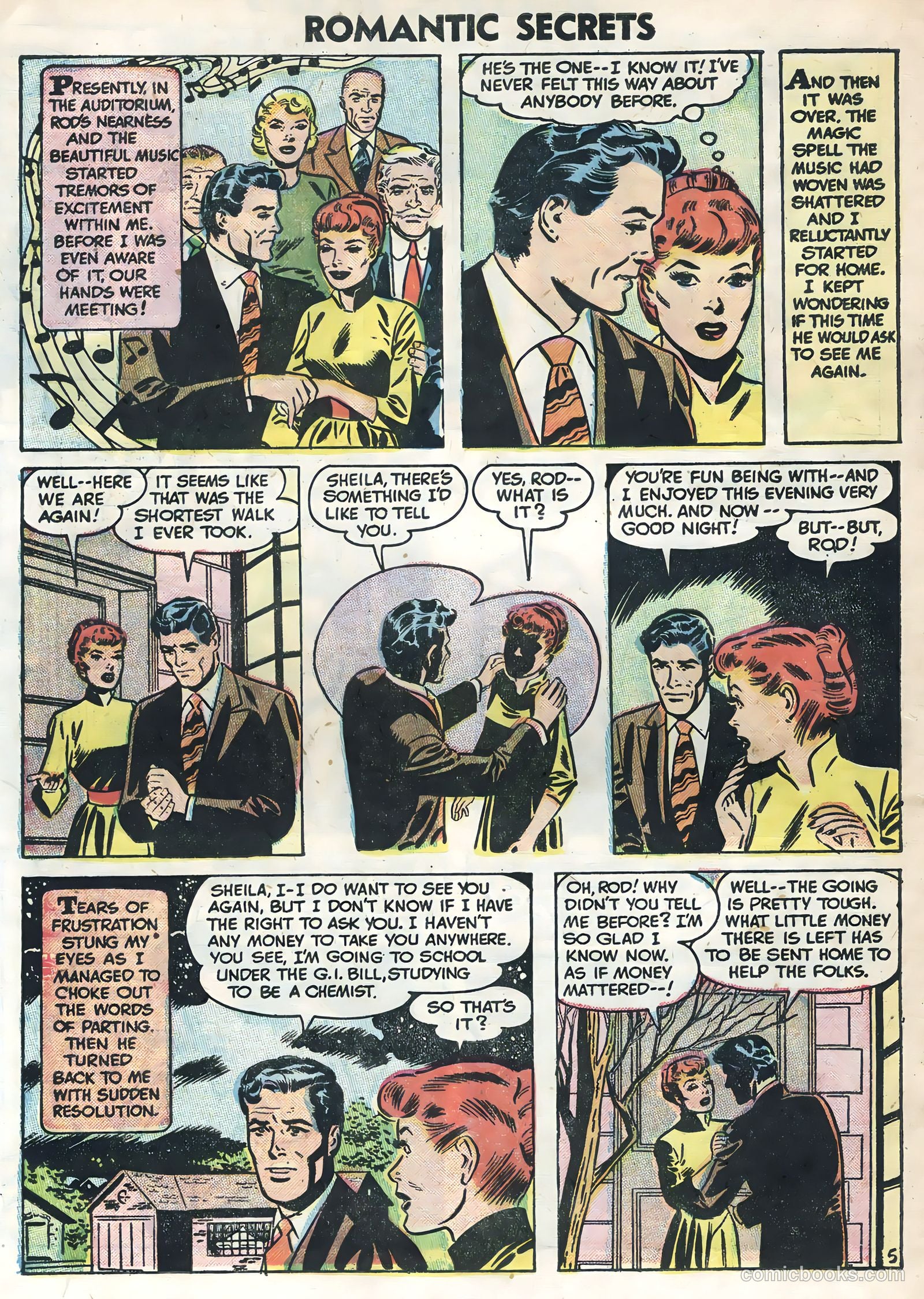 Romantic Secrets #6 (1956) — page 14 of 36