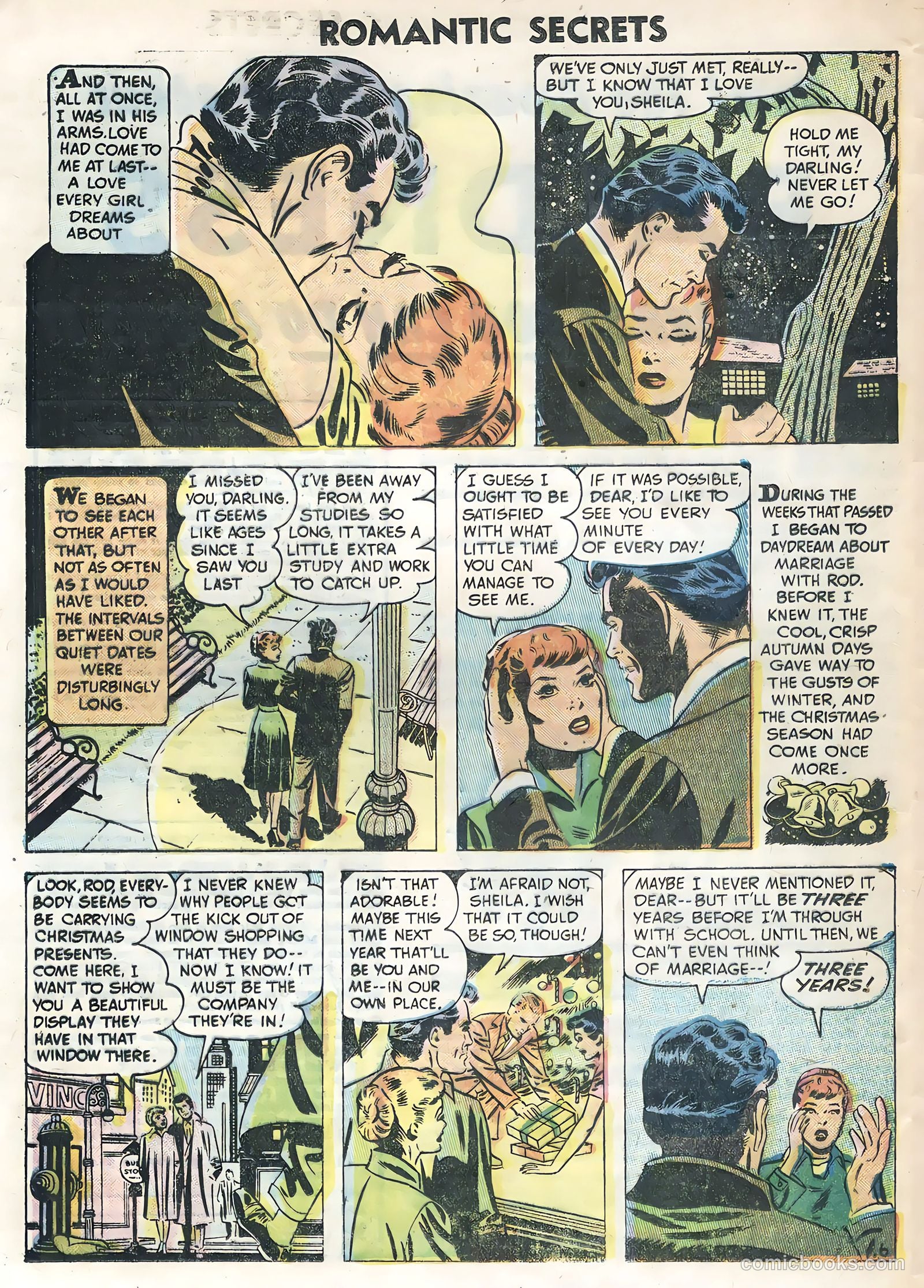 Romantic Secrets #6 (1956) — page 16 of 36