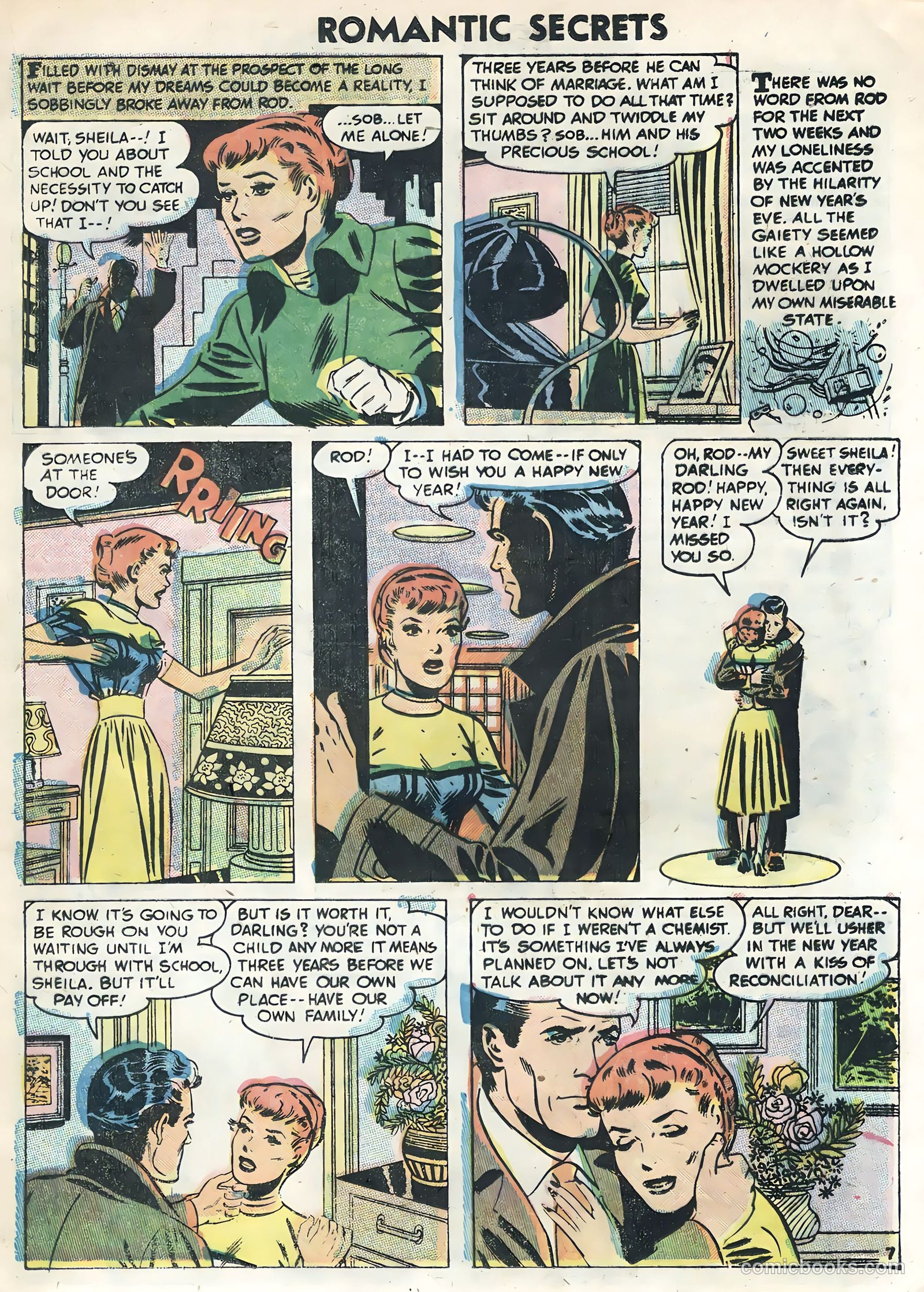 Romantic Secrets #6 (1956) — page 17 of 36