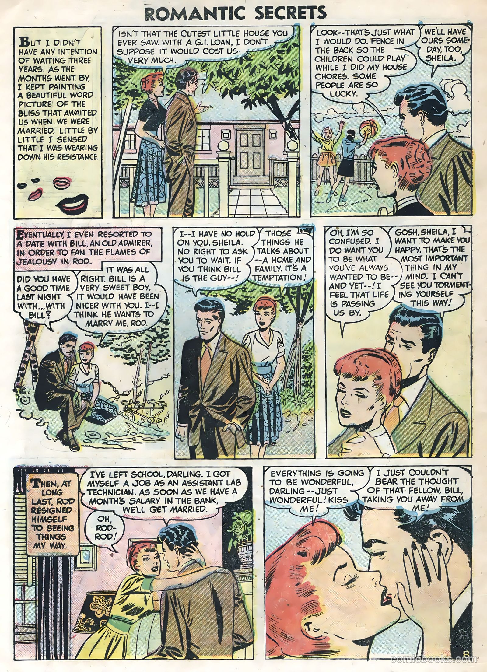 Romantic Secrets #6 (1956) — page 18 of 36