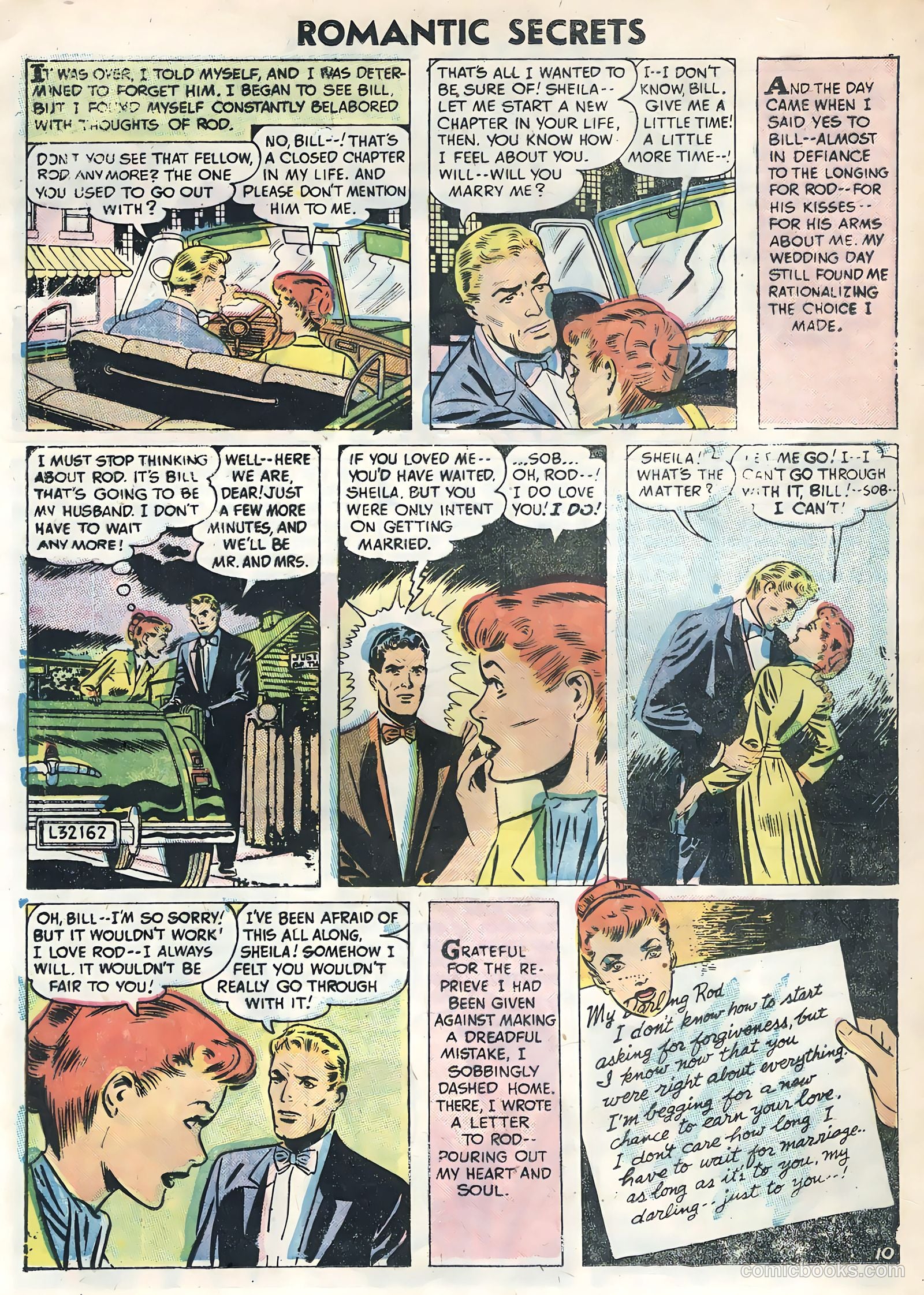 Romantic Secrets #6 (1956) — page 20 of 36