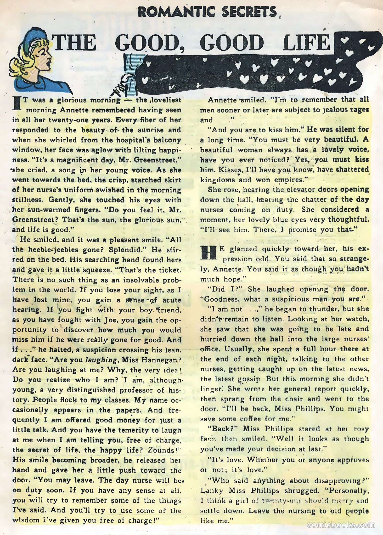 Romantic Secrets #6 (1956) — page 21 of 36