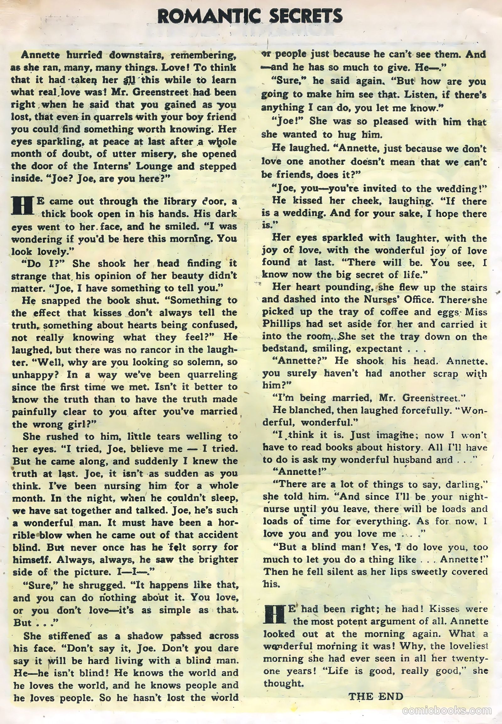 Romantic Secrets #6 (1956) — page 23 of 36