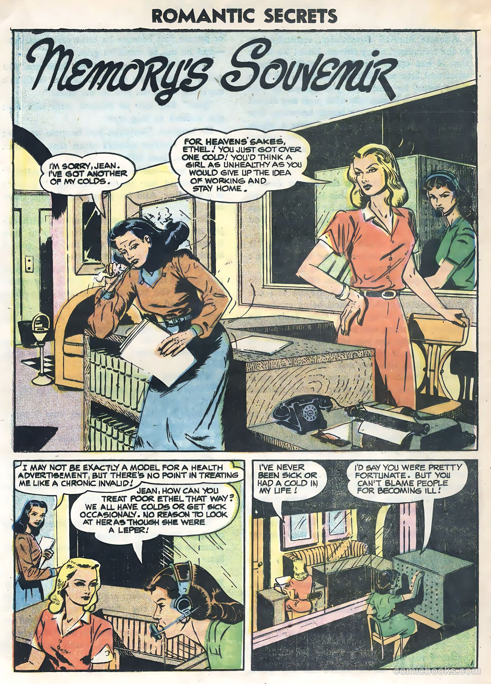 Romantic Secrets #6 (1956) — page 24 of 36