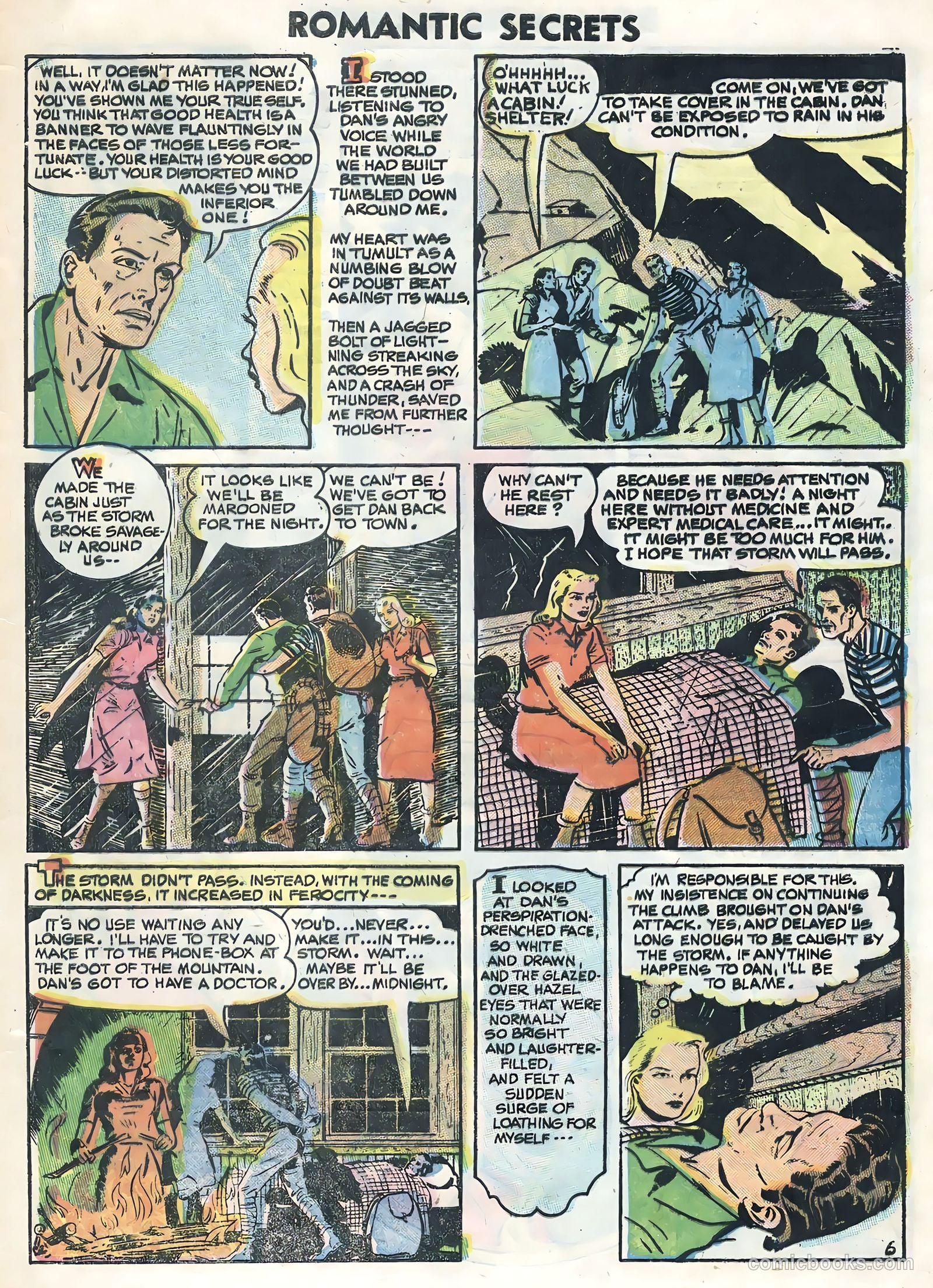Romantic Secrets #6 (1956) — page 29 of 36