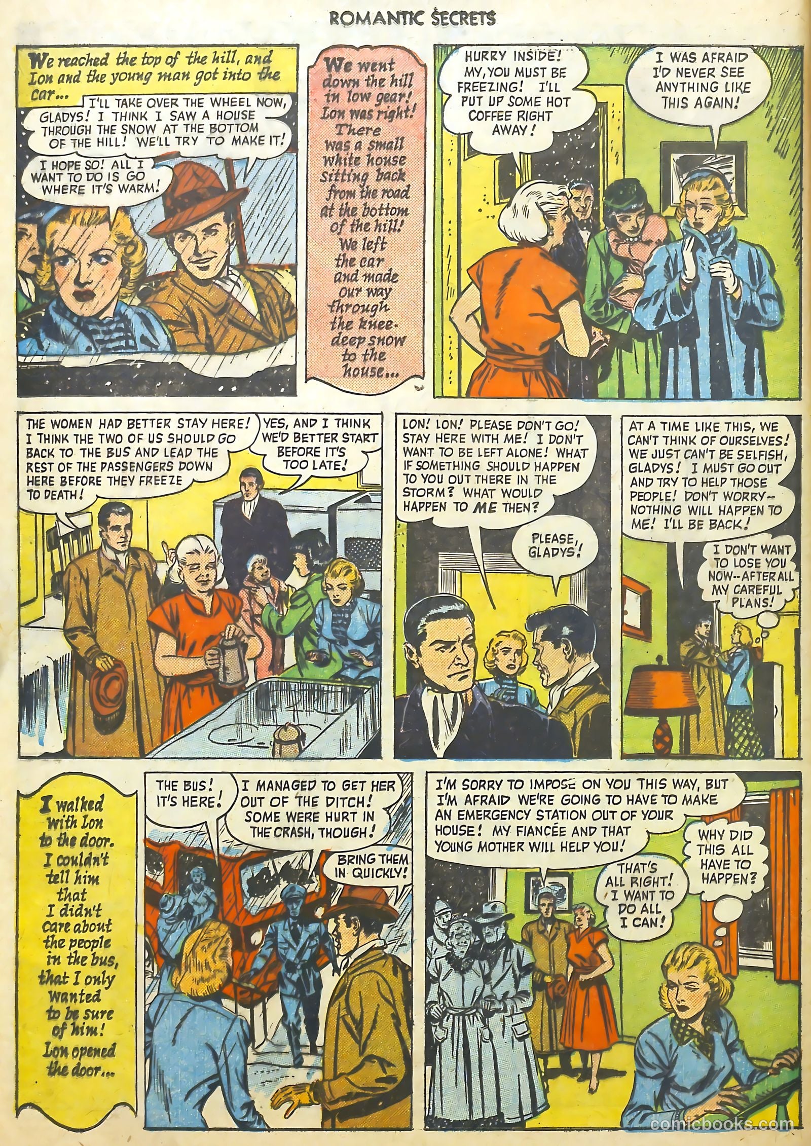 Romantic Secrets #9 (1950) — page 32 of 36