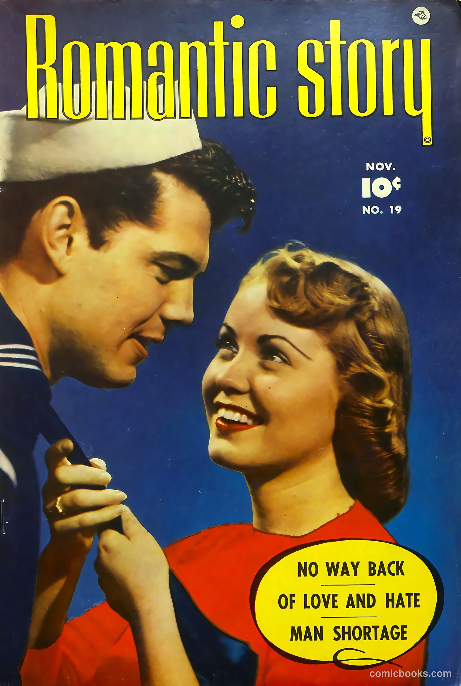 Romantic Story #19 cover