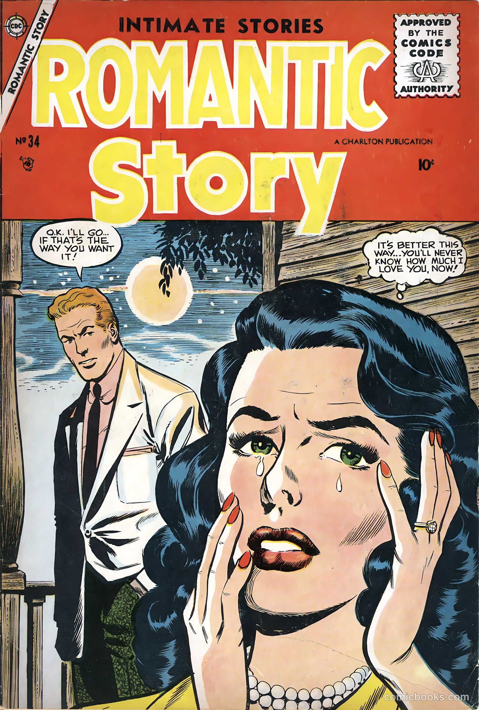 Romantic Story #34 cover