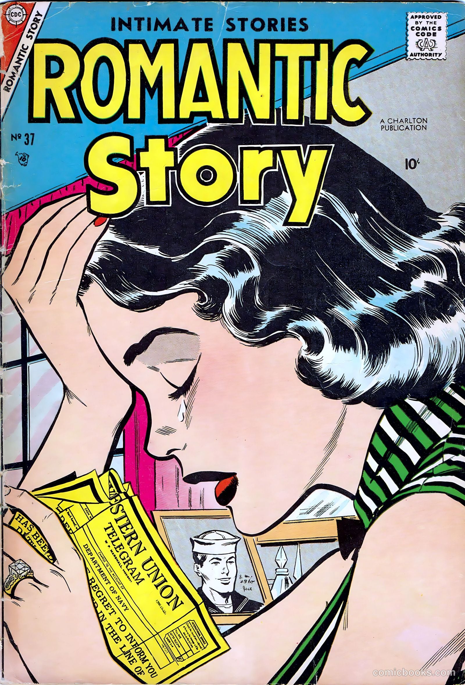 Romantic Story #37 cover