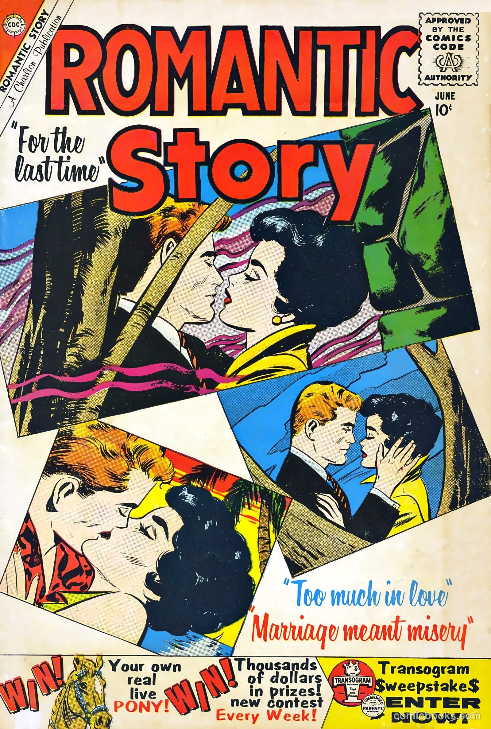 Romantic Story #49 cover