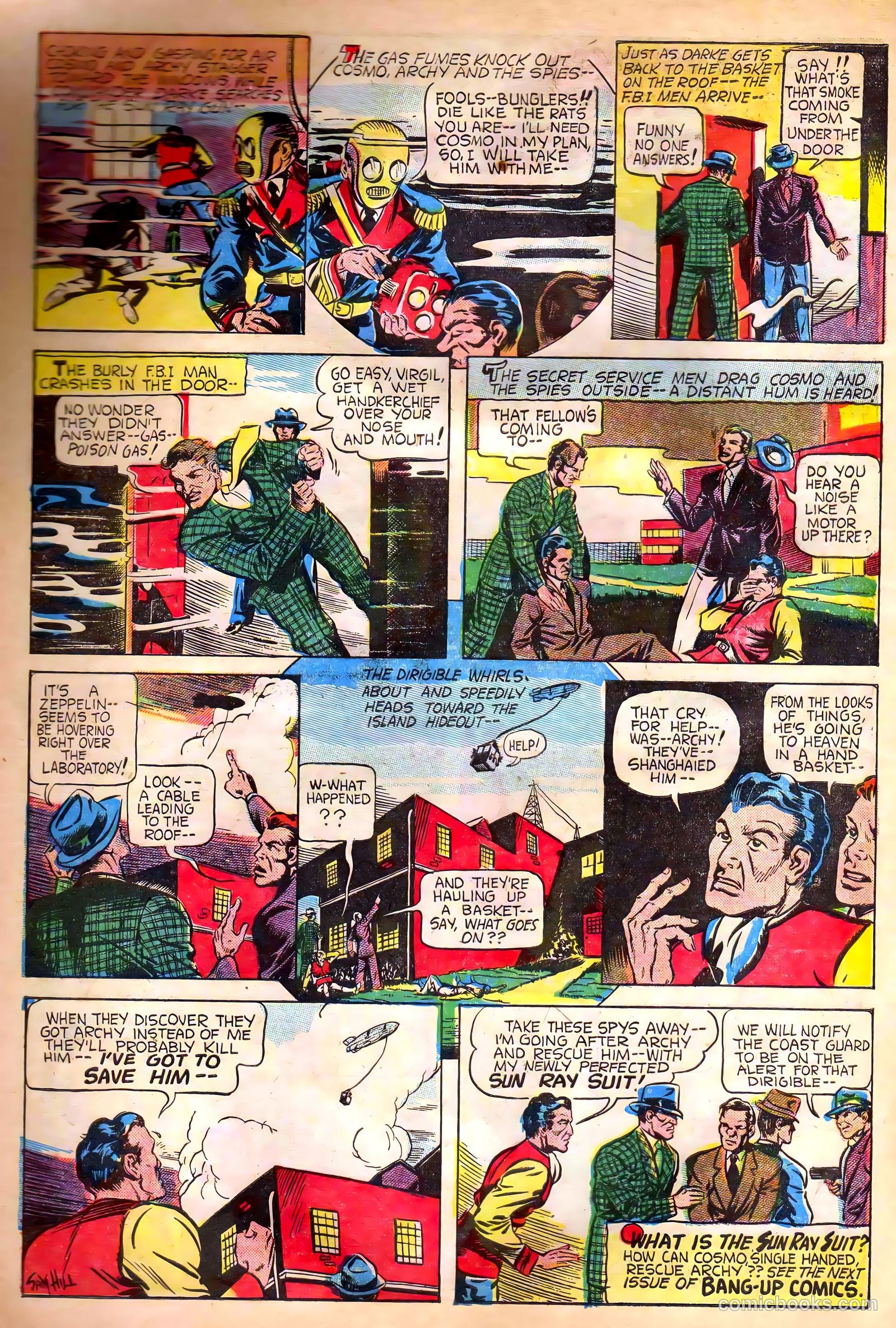 Bang-Up Comics #1 (1941) — page 9