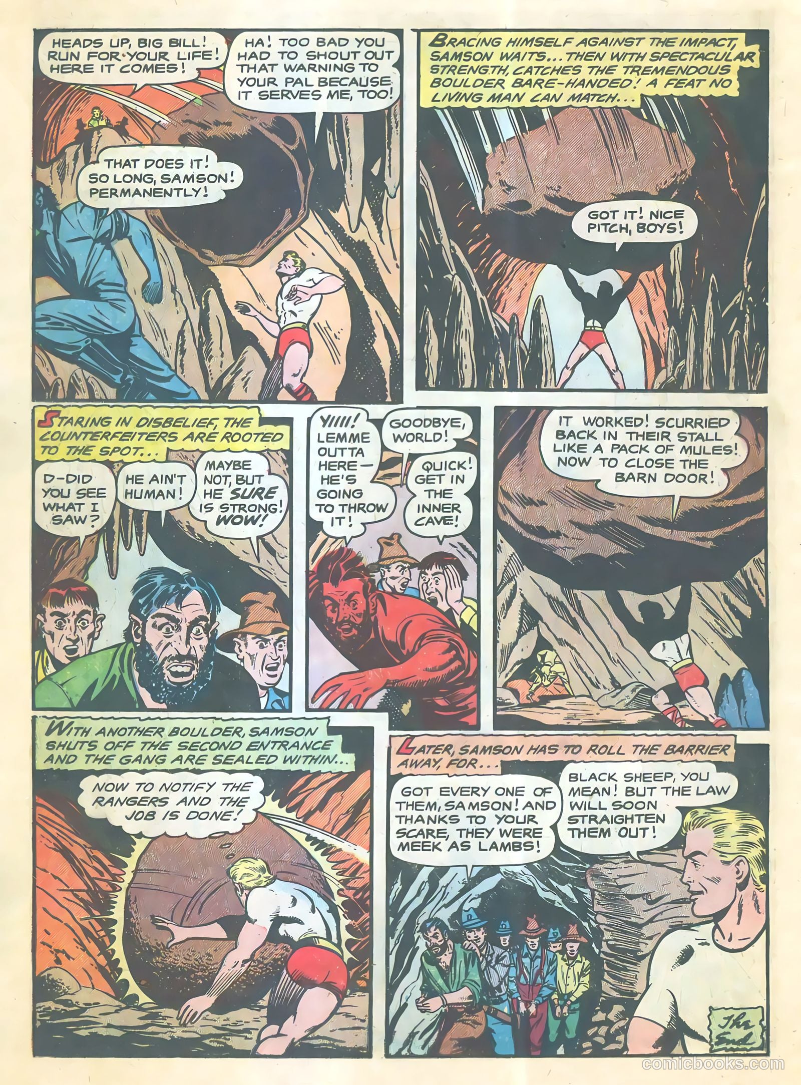 Samson #14 (1955) — page 16