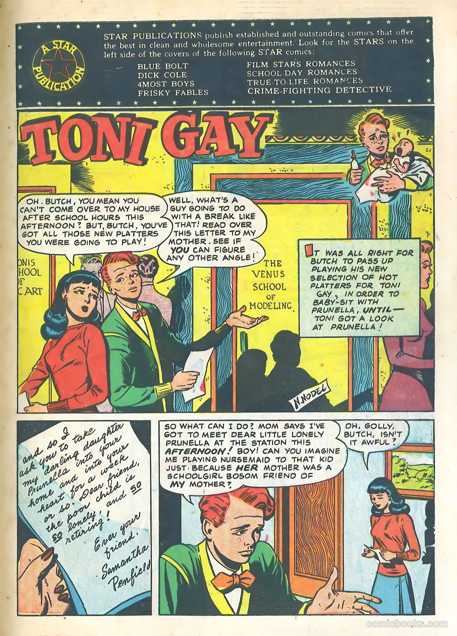 School-Day Romances #4 (1950) — page 3