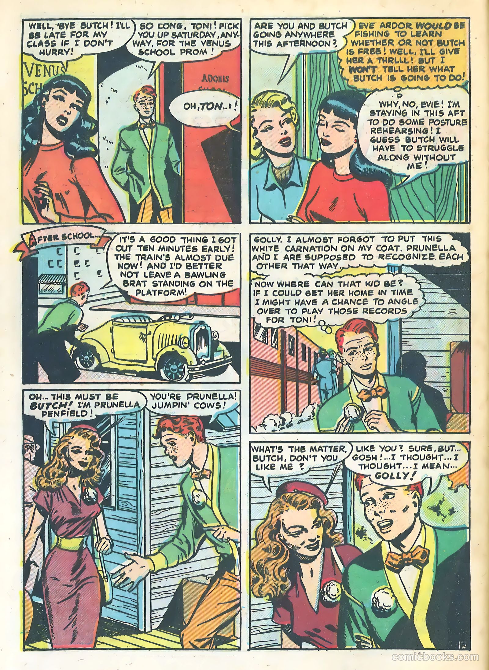 School-Day Romances #4 (1950) — page 4